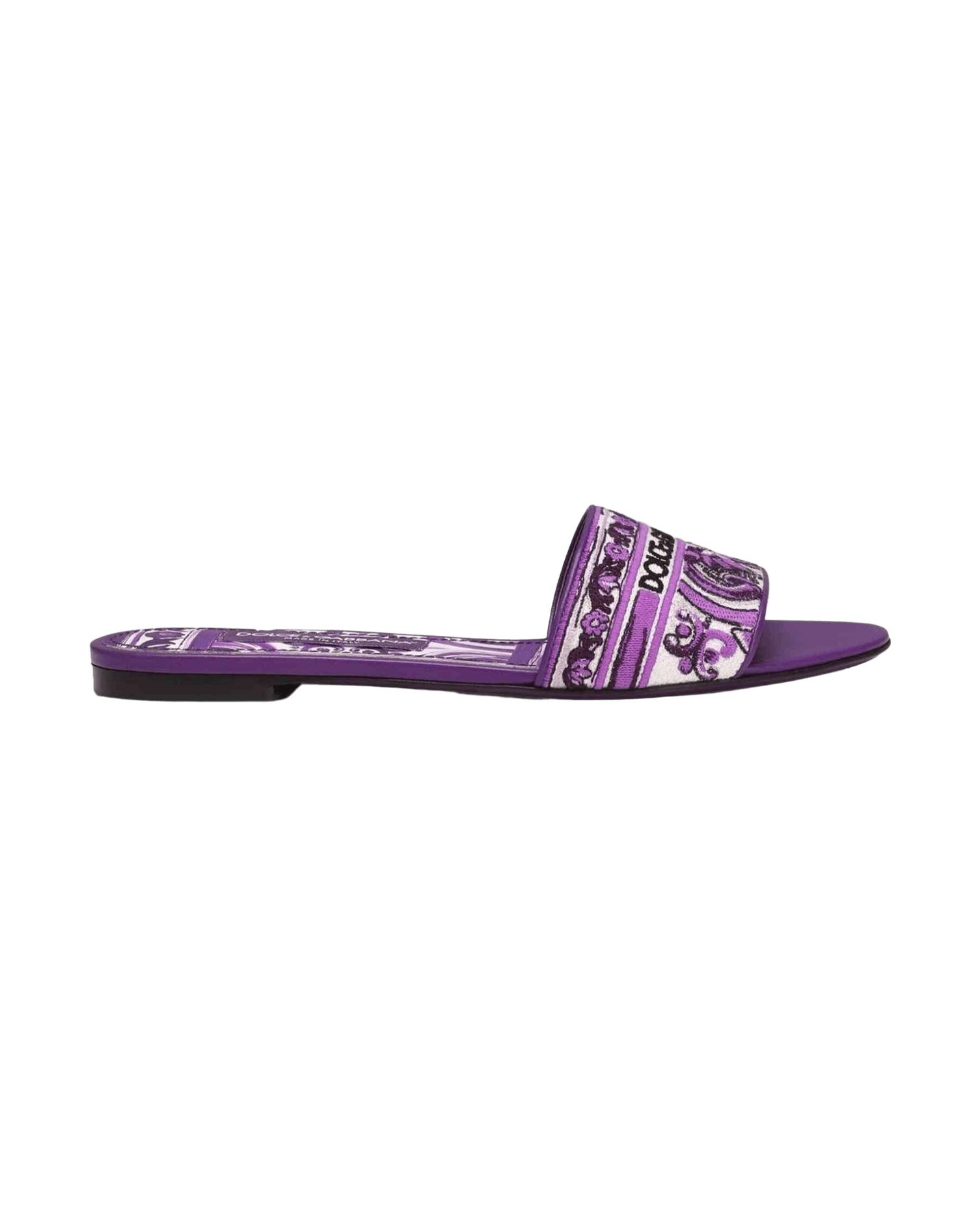 Dolce & Gabbana Purple Sandals Glam Steals