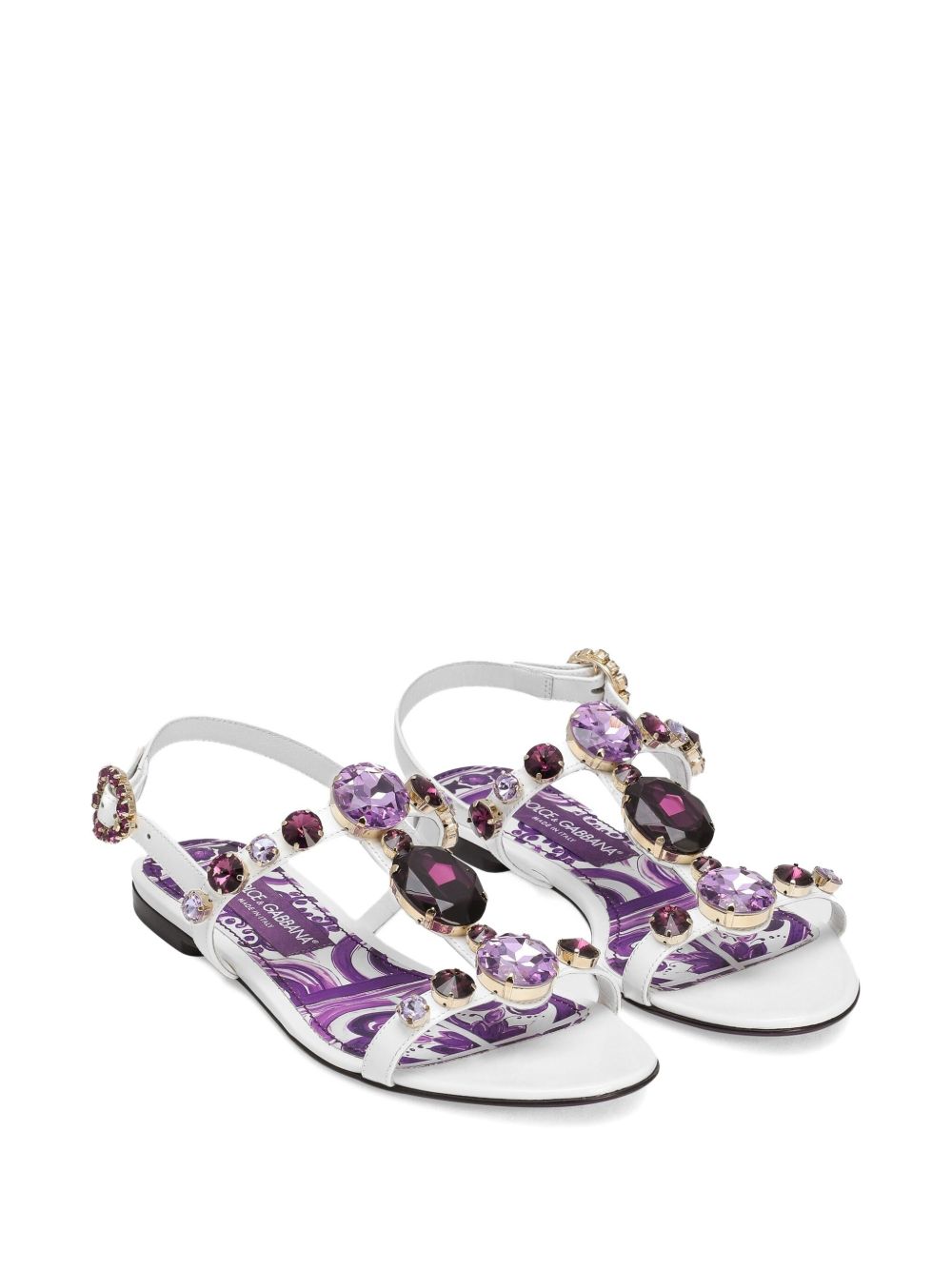 Dolce & Gabbana Purple Sandals Glam Steals