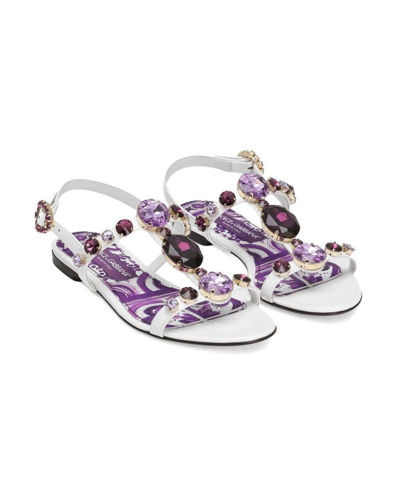 Dolce & Gabbana Purple Sandals Glam Steals