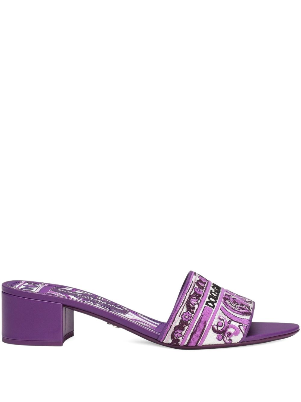 Dolce & Gabbana Purple Sandals Glam Steals