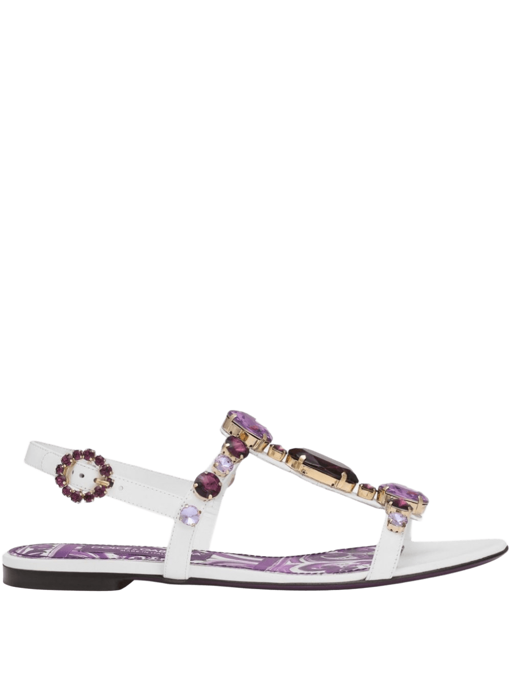 Dolce & Gabbana Purple Sandals Glam Steals