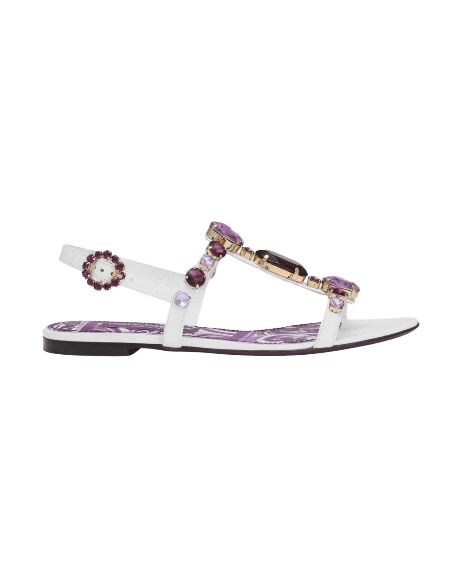 Dolce & Gabbana Purple Sandals Glam Steals