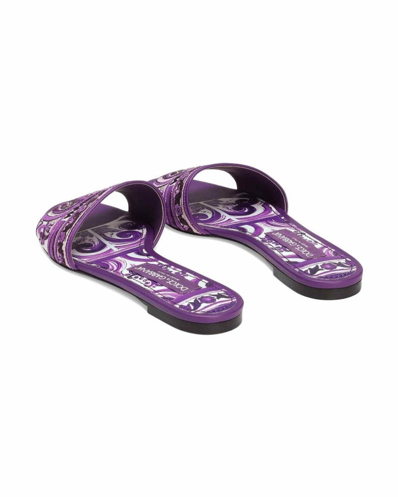 Dolce & Gabbana Purple Sandals Glam Steals