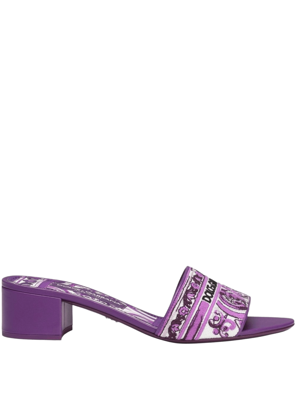 Dolce & Gabbana Purple Sandals Glam Steals