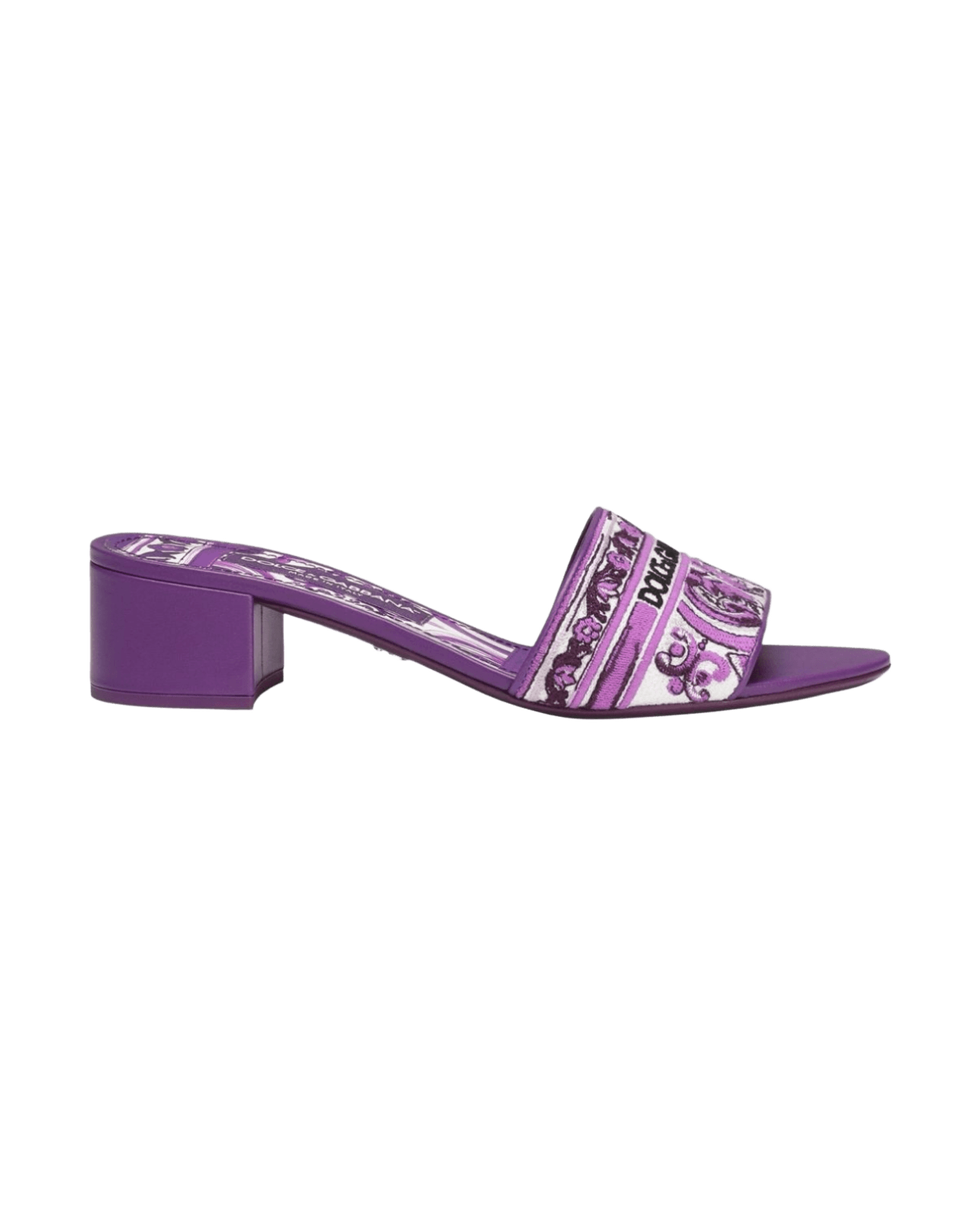 Dolce & Gabbana Purple Sandals Glam Steals