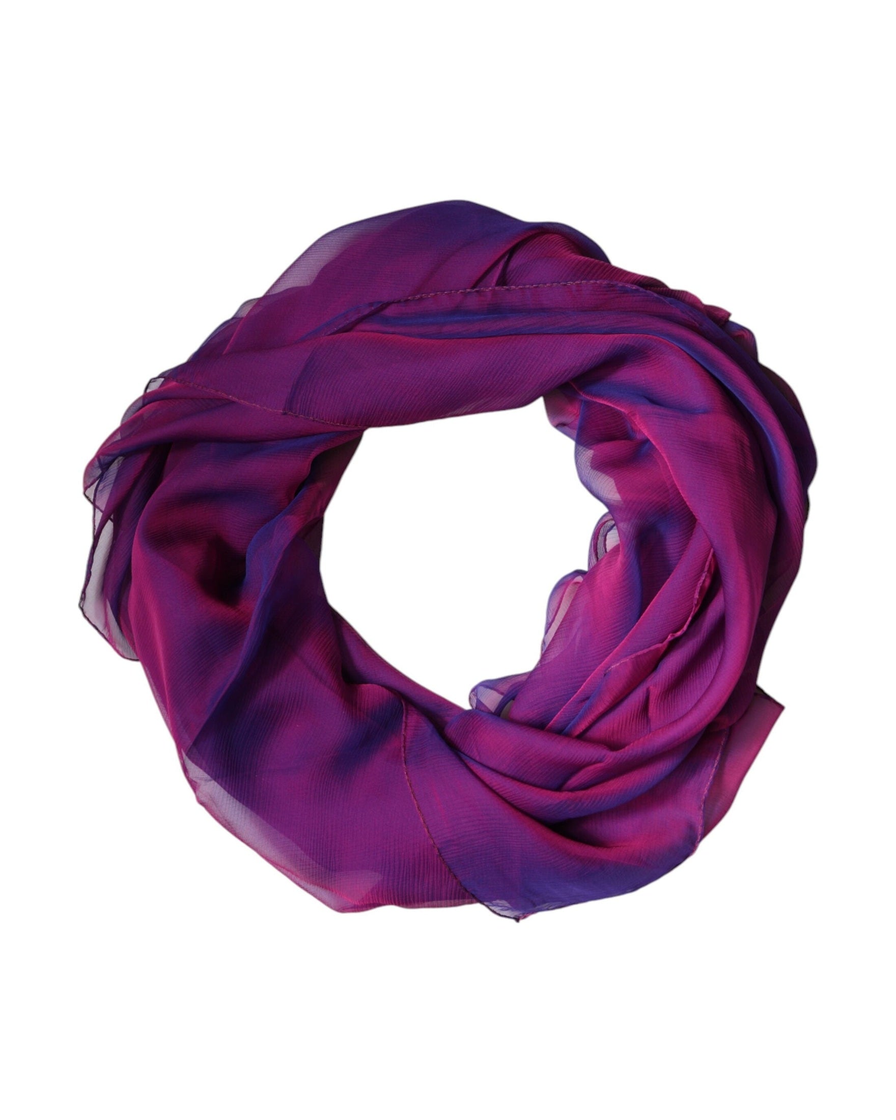 Dolce & Gabbana Purple Silk Rectangle Wrap Shawl Scarf Glam Steals