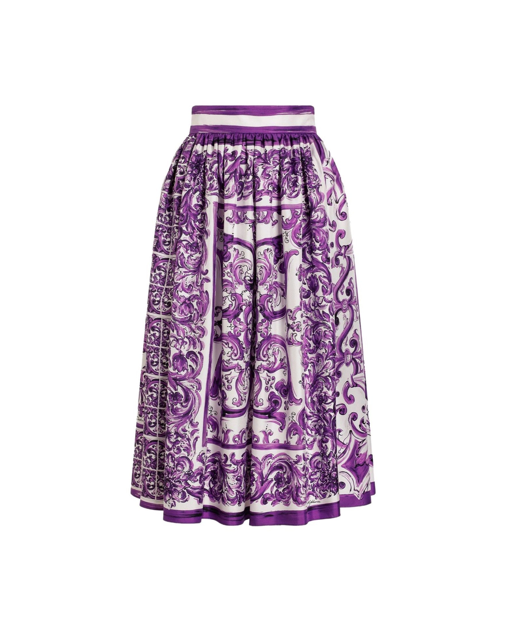 Dolce & Gabbana Purple Skirt Glam Steals