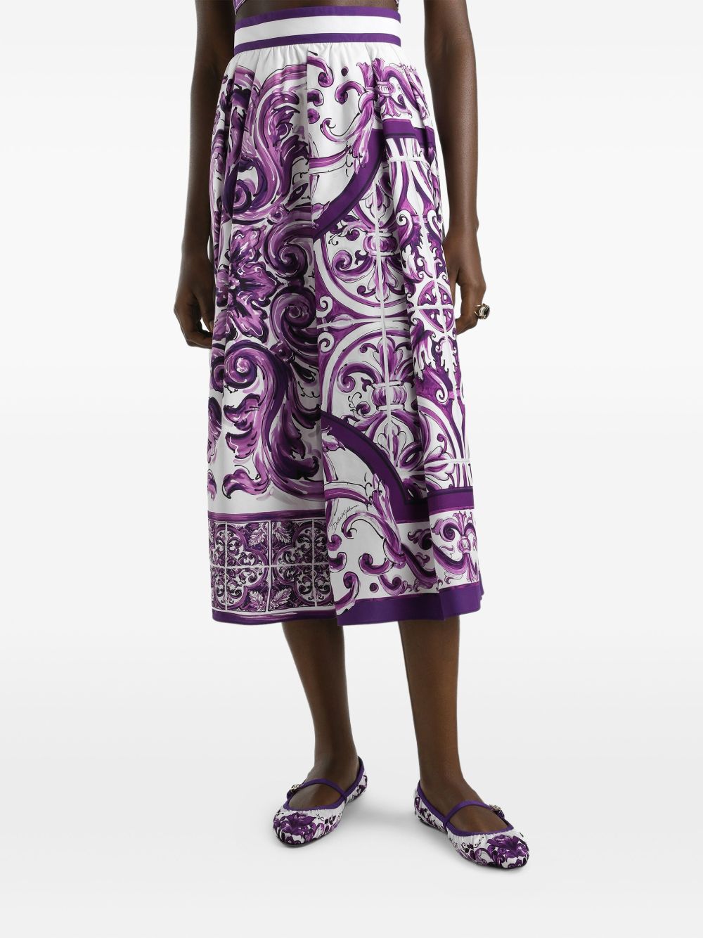 Dolce & Gabbana Purple Skirt Glam Steals
