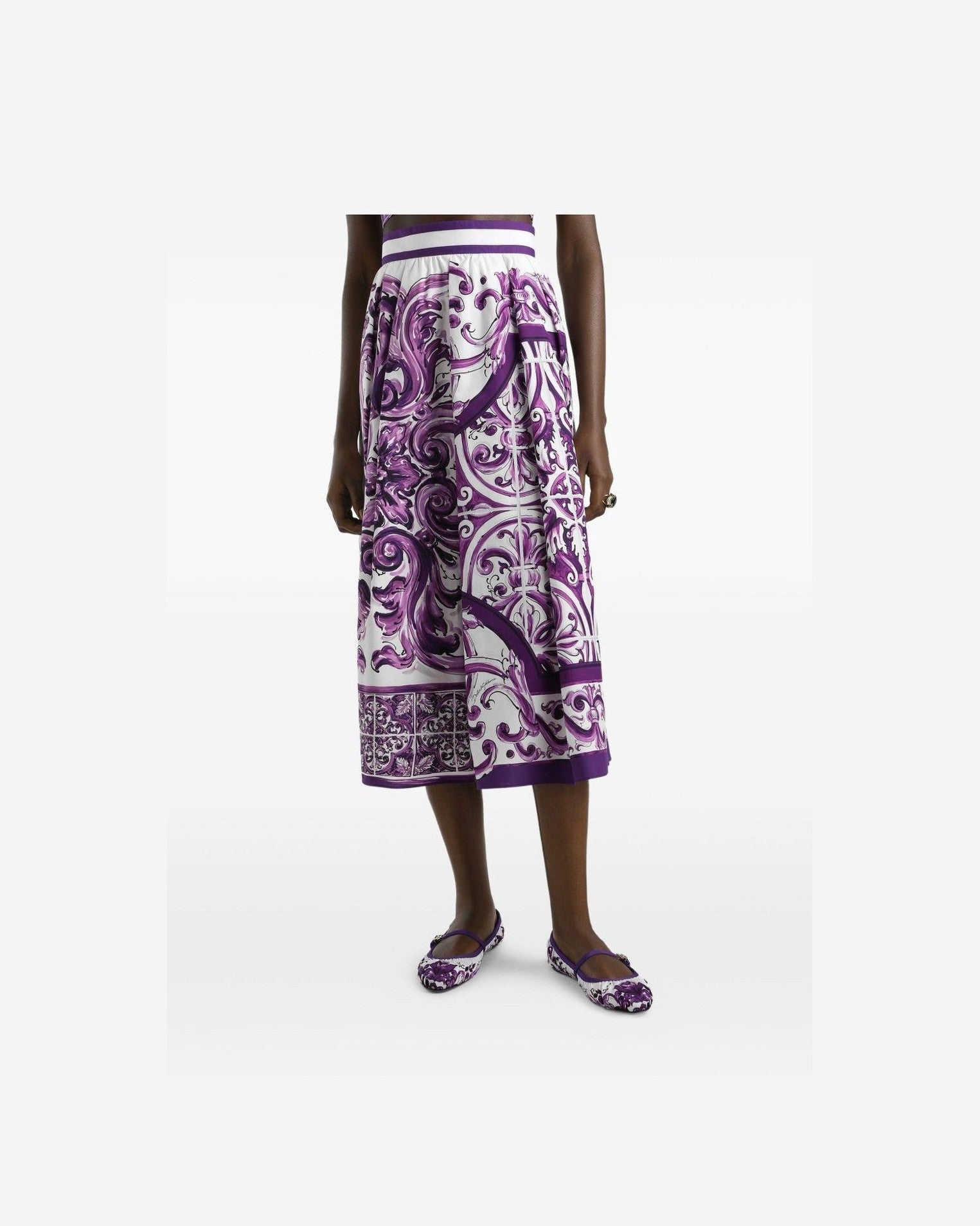 Dolce & Gabbana Purple Skirt Glam Steals