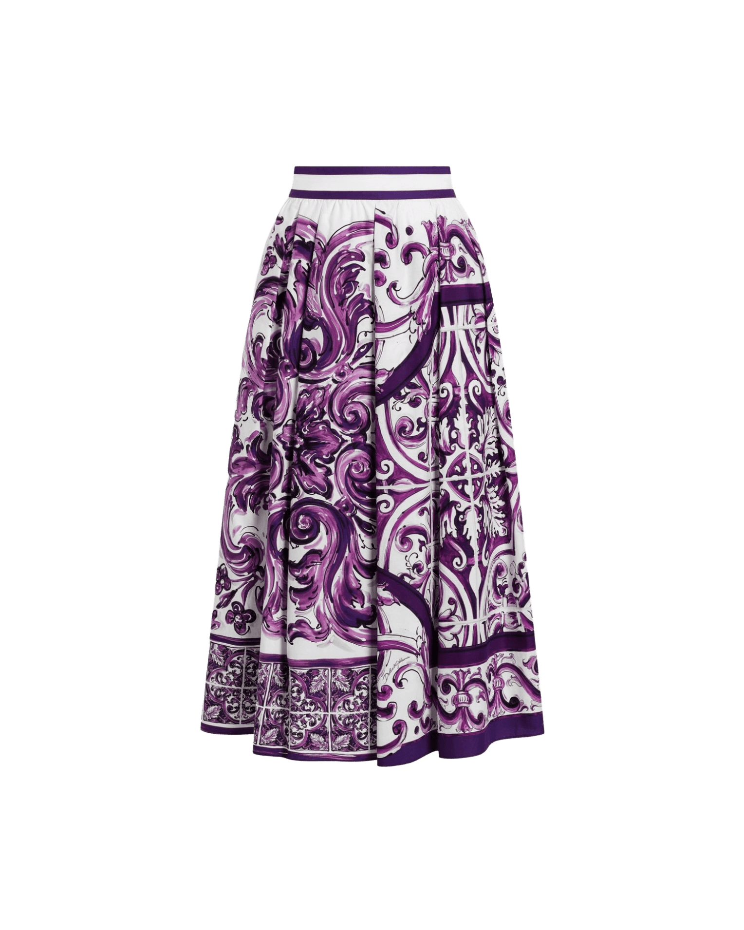 Dolce & Gabbana Purple Skirt Glam Steals