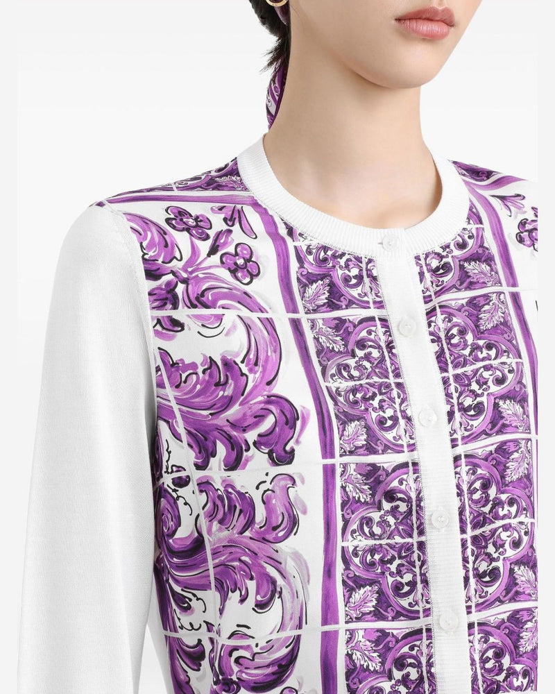 Dolce & Gabbana Purple Sweater Glam Steals
