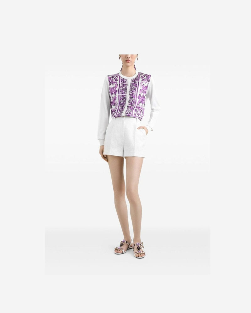 Dolce & Gabbana Purple Sweater Glam Steals