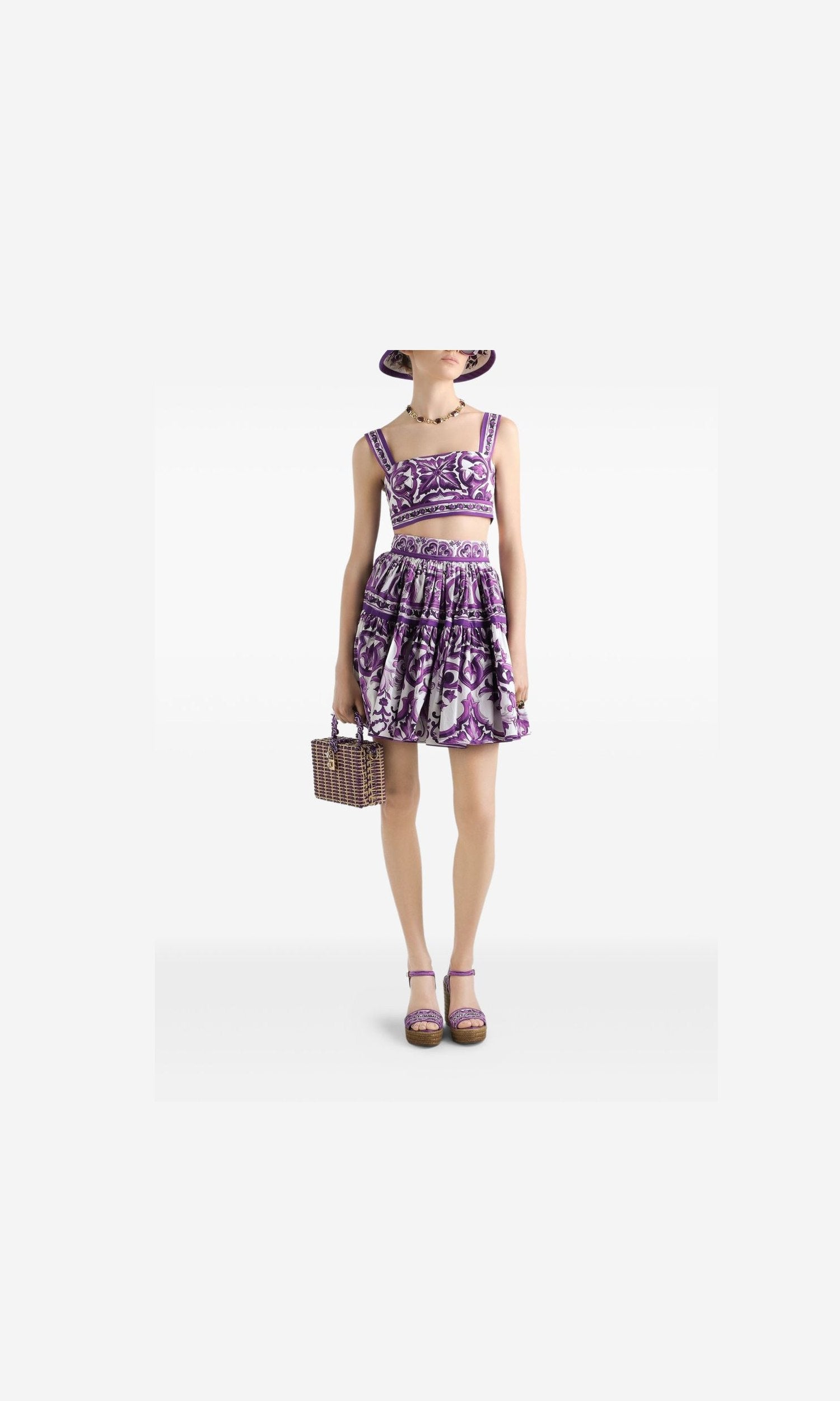Dolce & Gabbana Purple Top Glam Steals