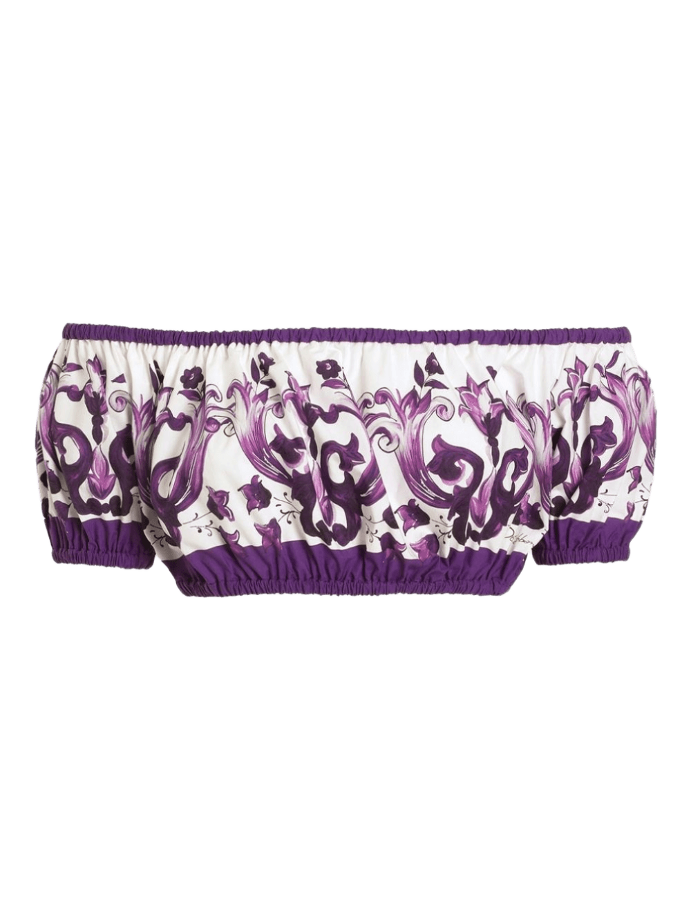 Dolce & Gabbana Purple Top Glam Steals