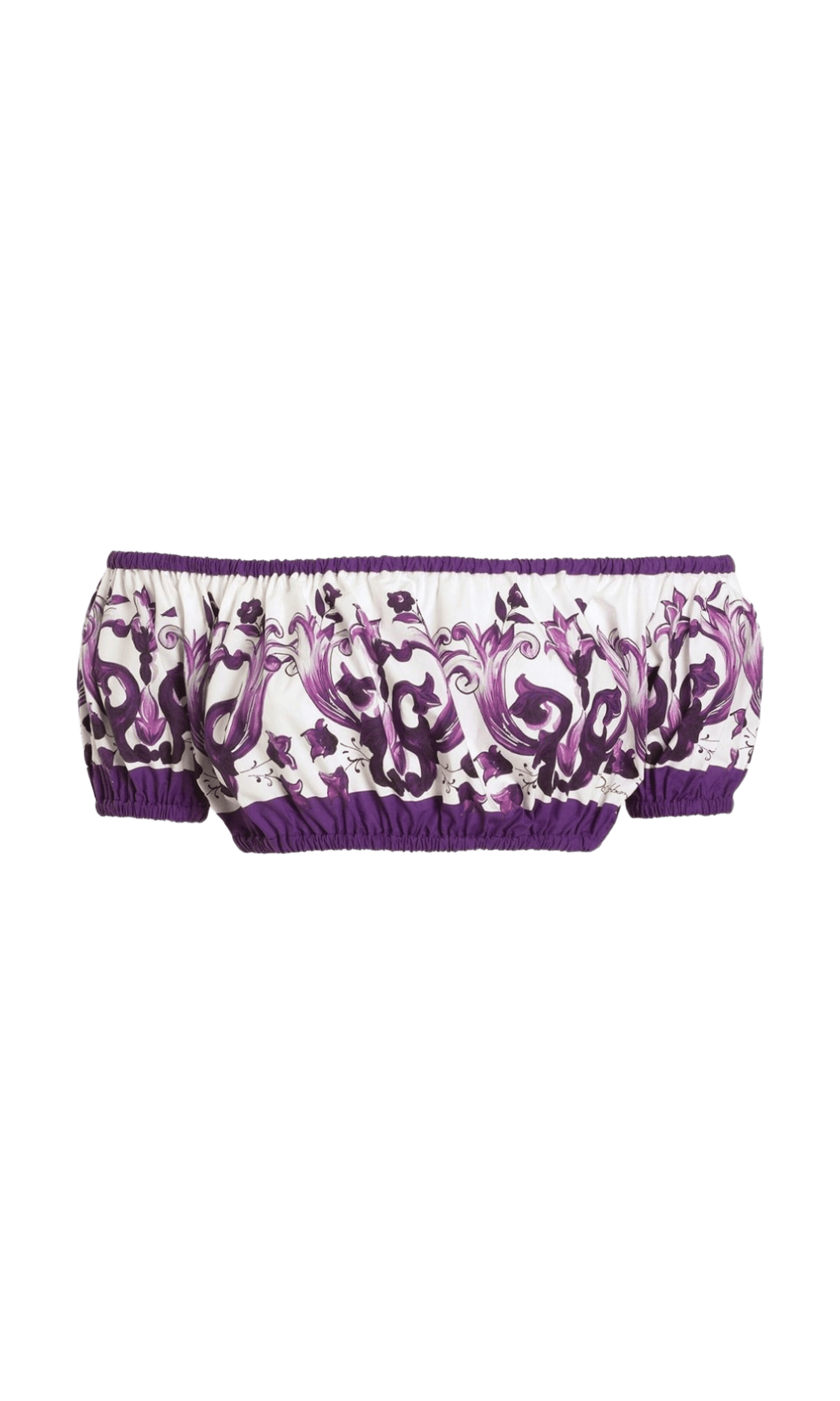 Dolce & Gabbana Purple Top Glam Steals