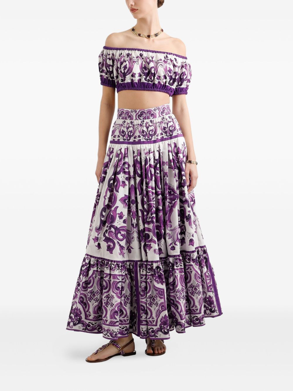 Dolce & Gabbana Purple Top Glam Steals