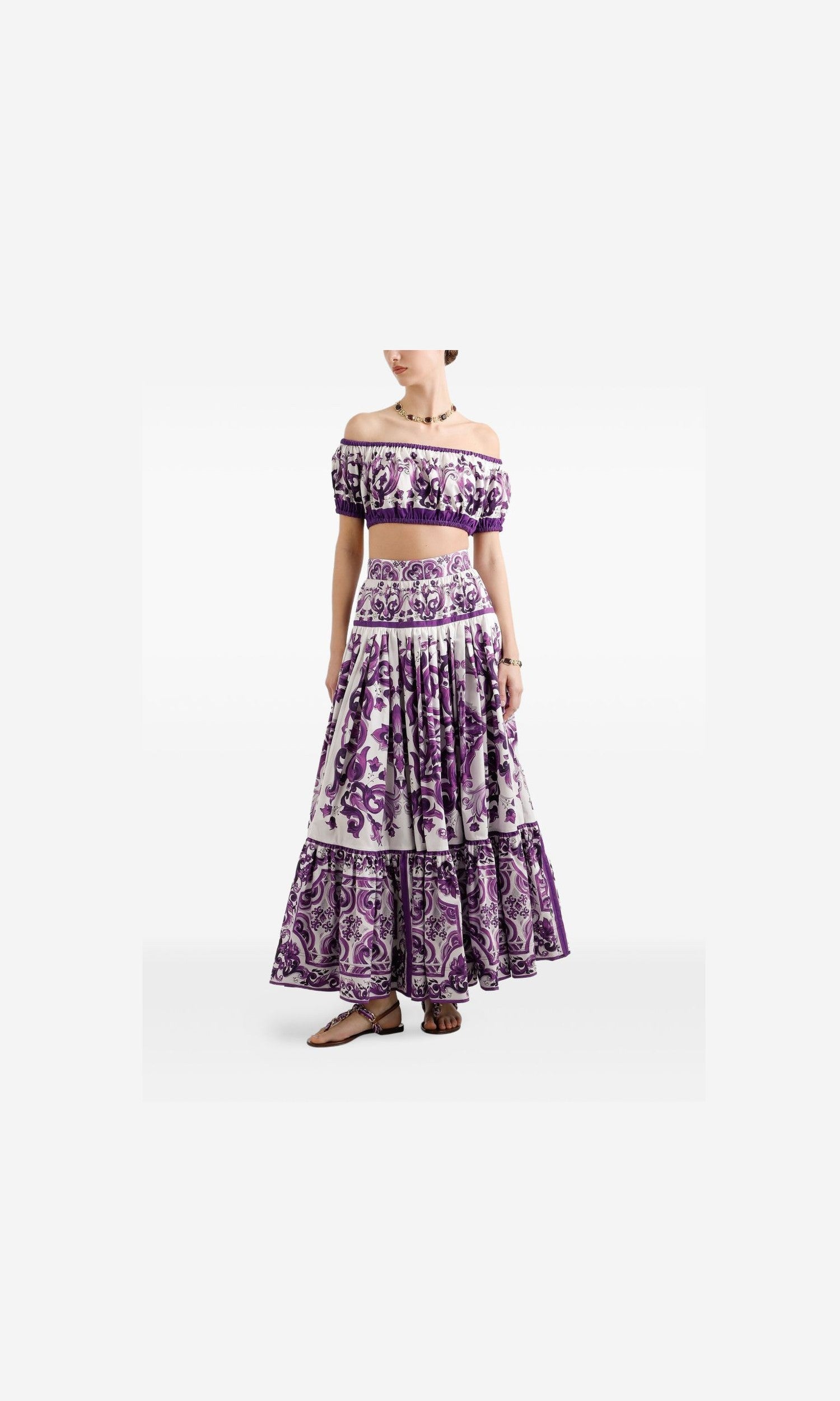 Dolce & Gabbana Purple Top Glam Steals