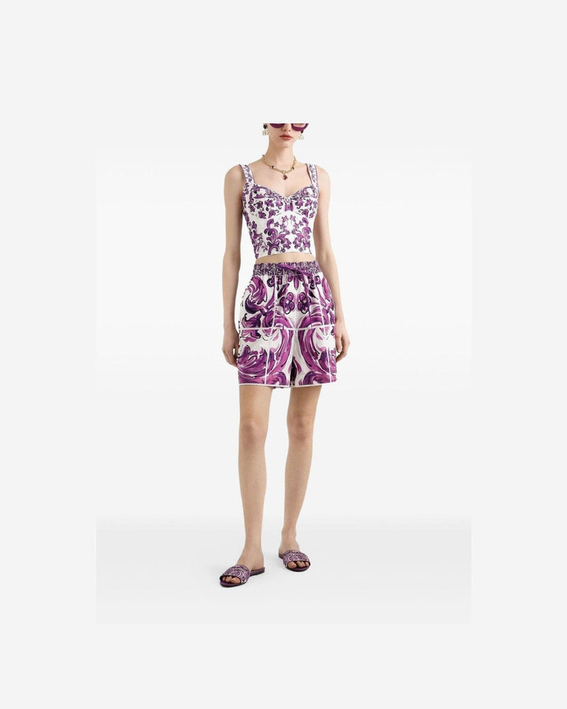 Dolce & Gabbana Purple Top Glam Steals