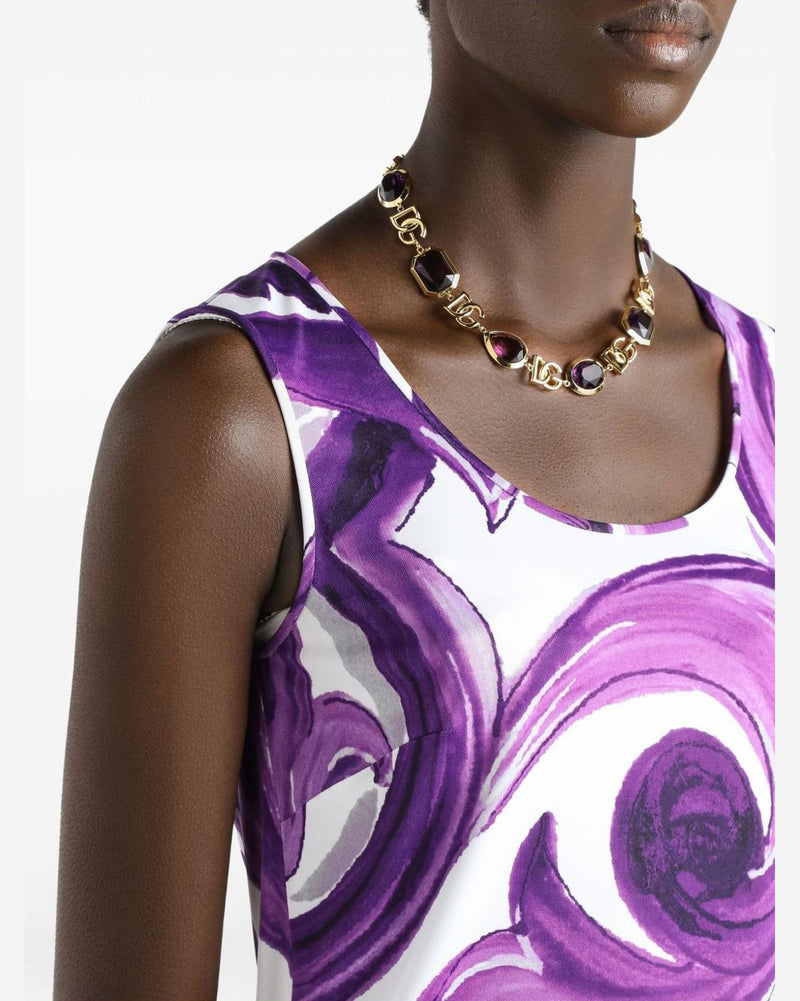 Dolce & Gabbana Purple Top Glam Steals