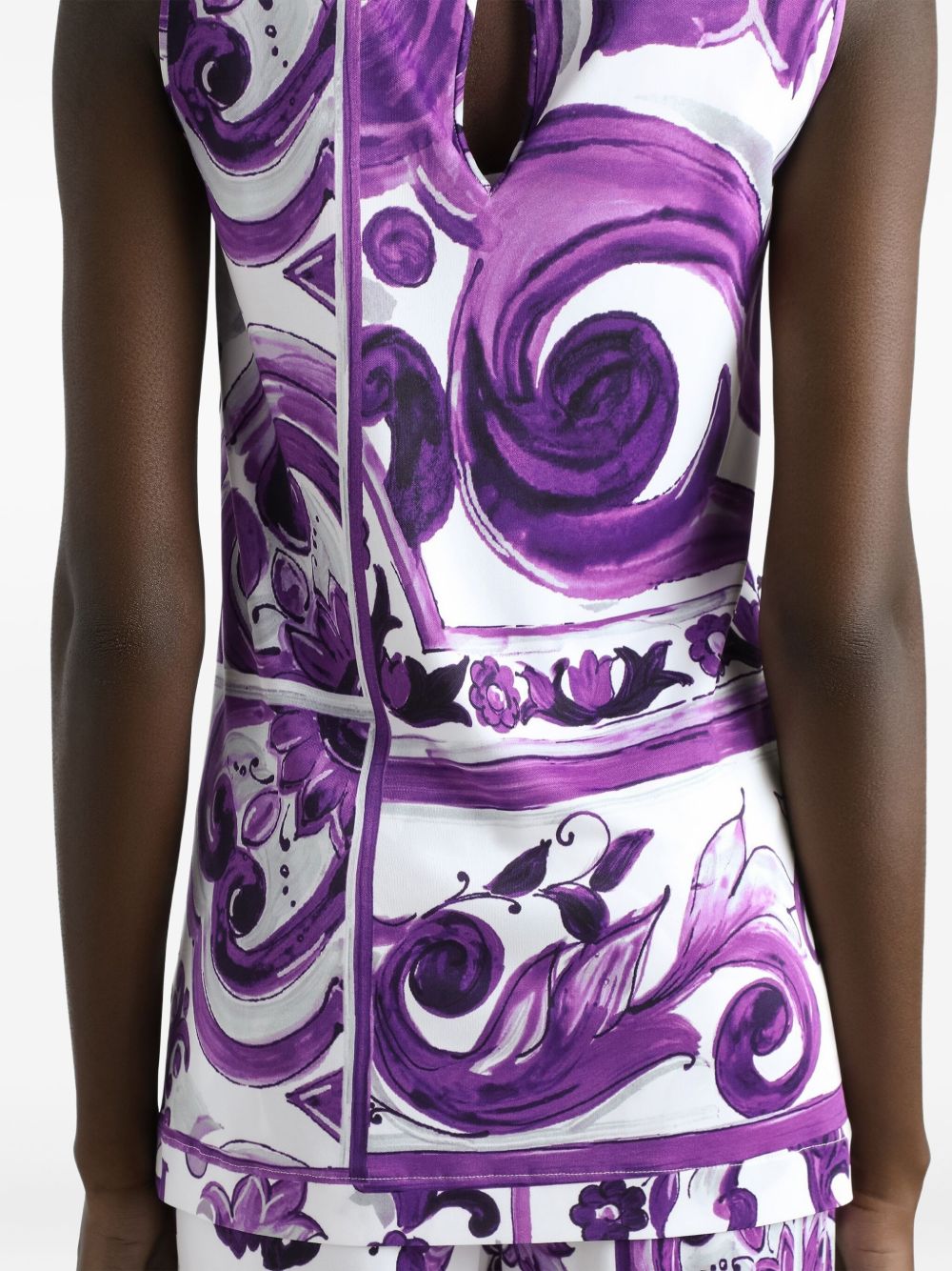 Dolce & Gabbana Purple Top Glam Steals