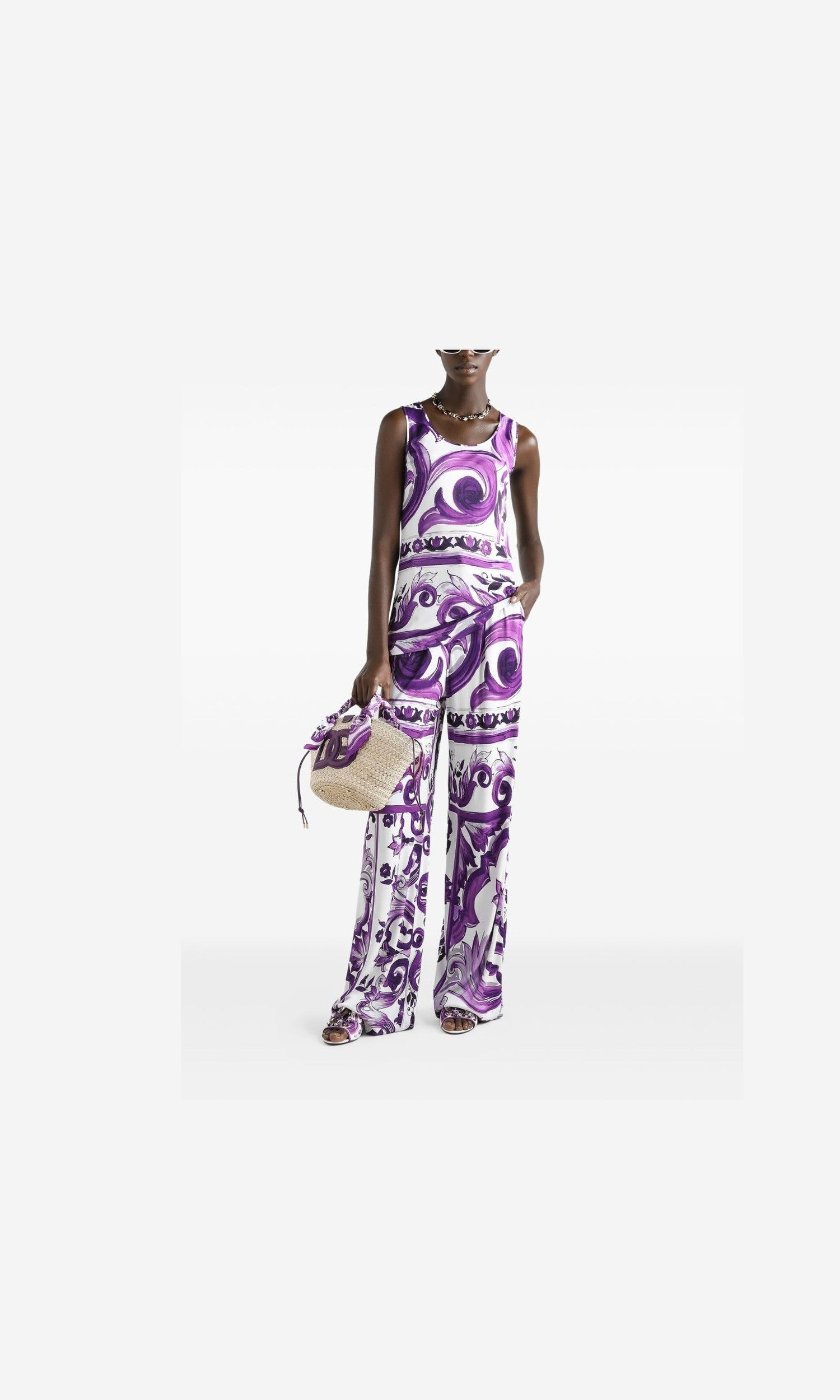 Dolce & Gabbana Purple Top Glam Steals
