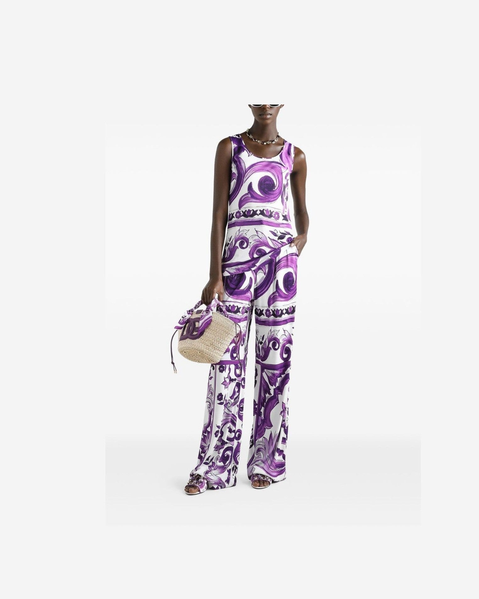 Dolce & Gabbana Purple Top Glam Steals