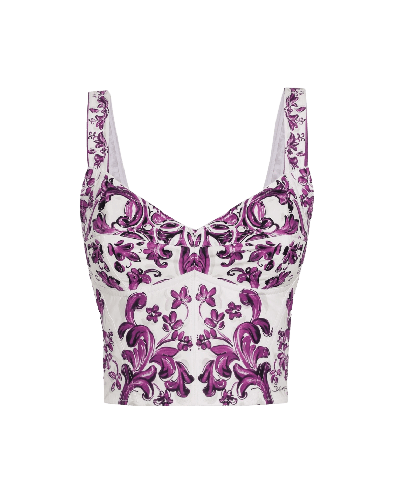 Dolce & Gabbana Purple Top Glam Steals