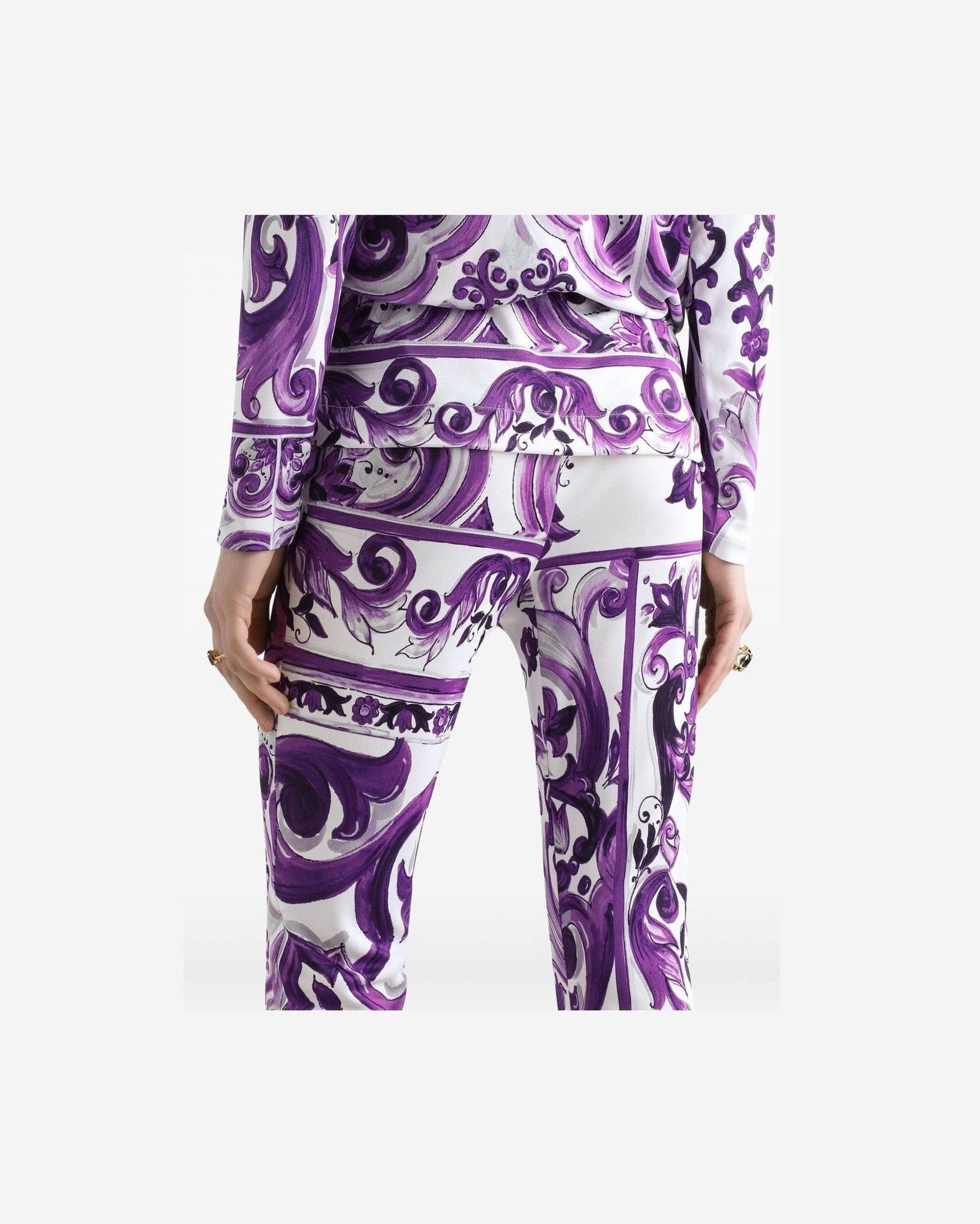 Dolce & Gabbana Purple Trouser Glam Steals