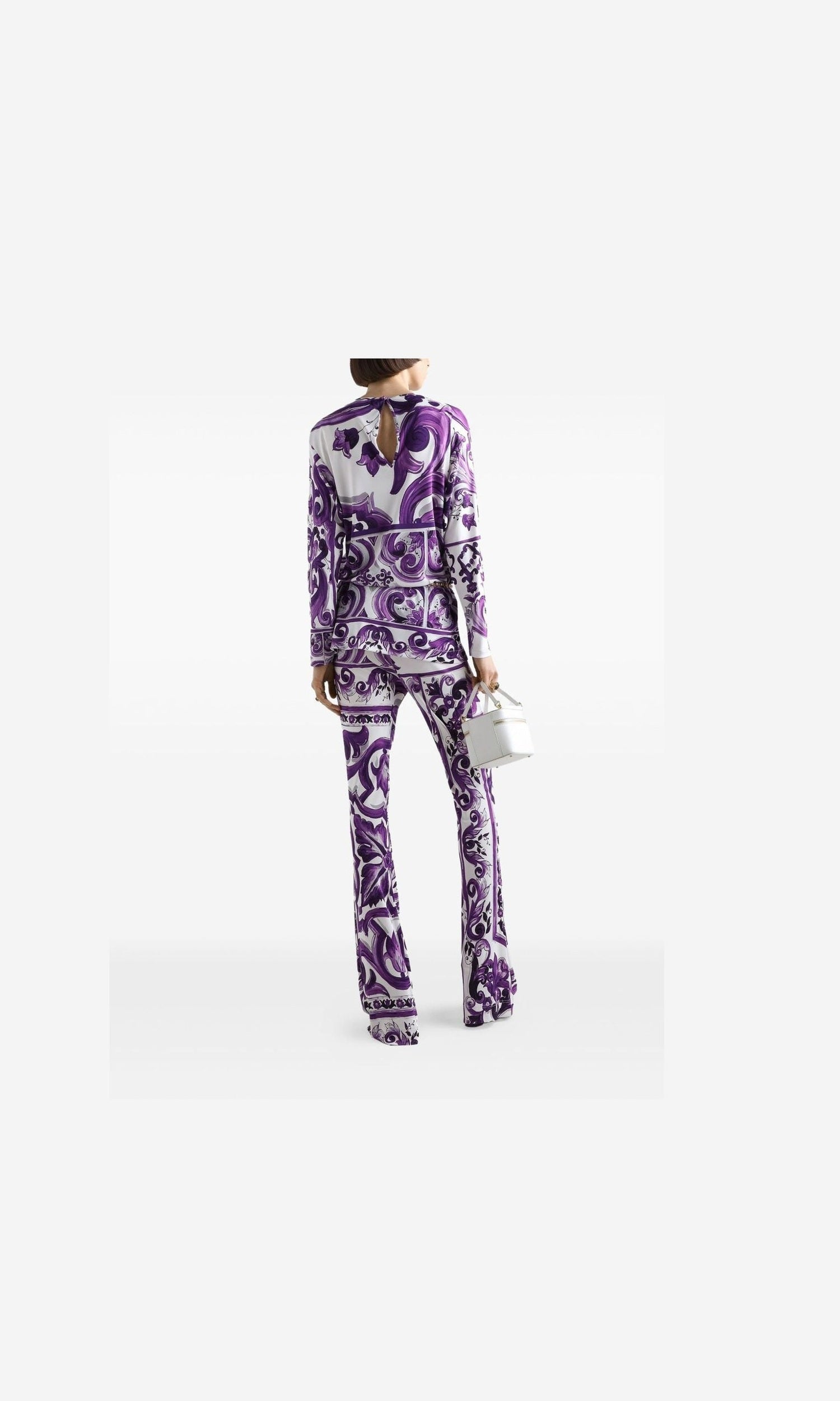 Dolce & Gabbana Purple Trouser Glam Steals