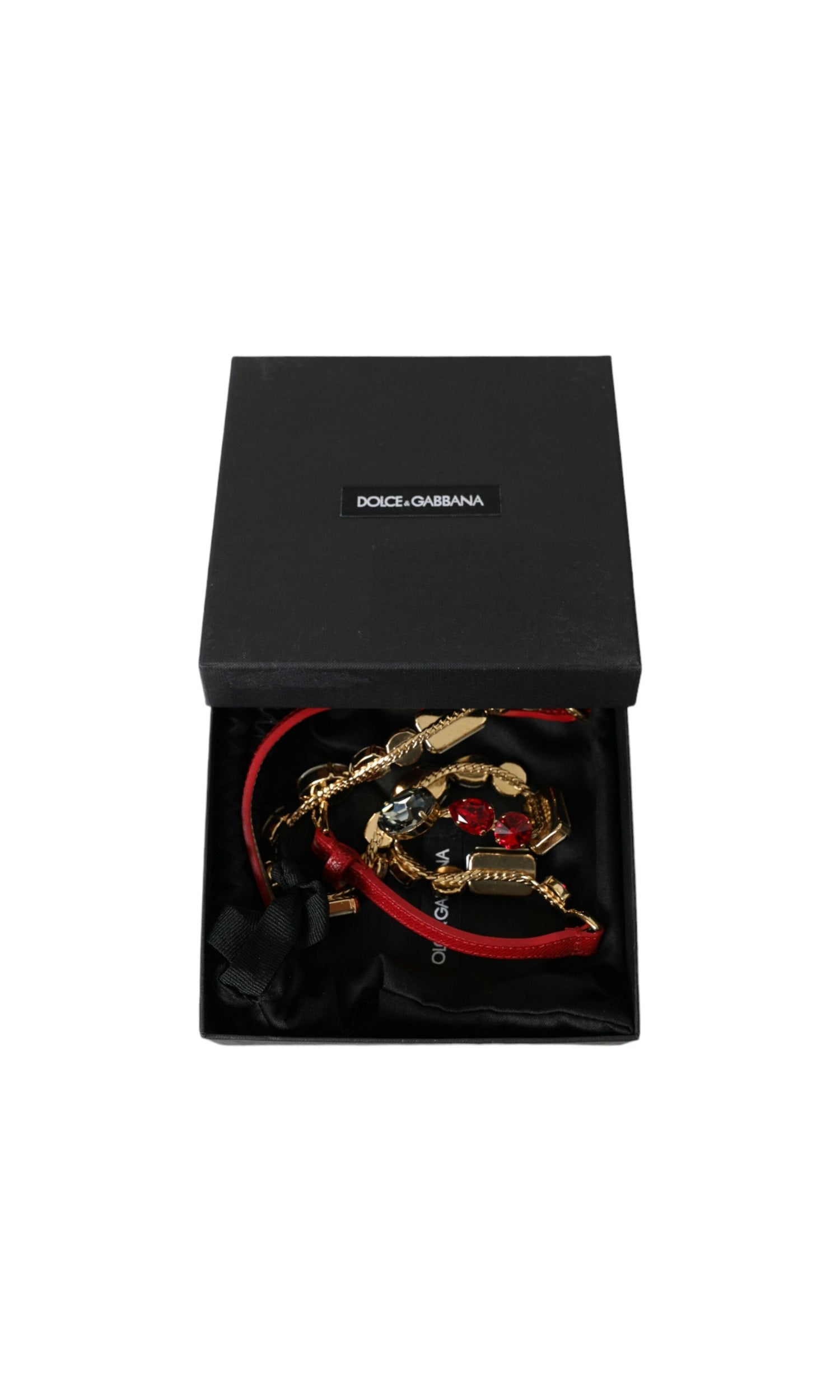 Dolce & Gabbana Radiant Crystal Buckle Waist Red Belt Glam Steals