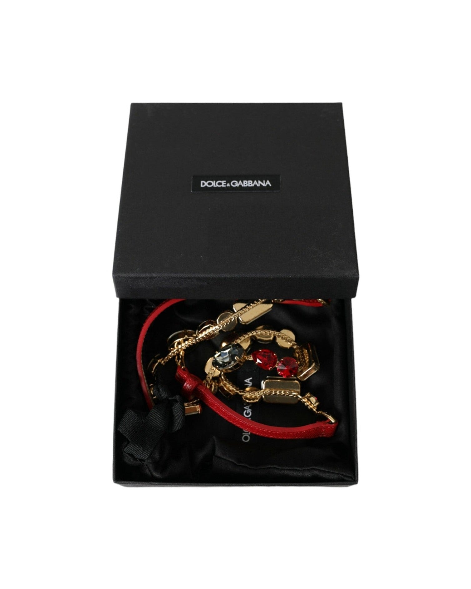 Dolce & Gabbana Radiant Crystal Buckle Waist Red Belt Glam Steals