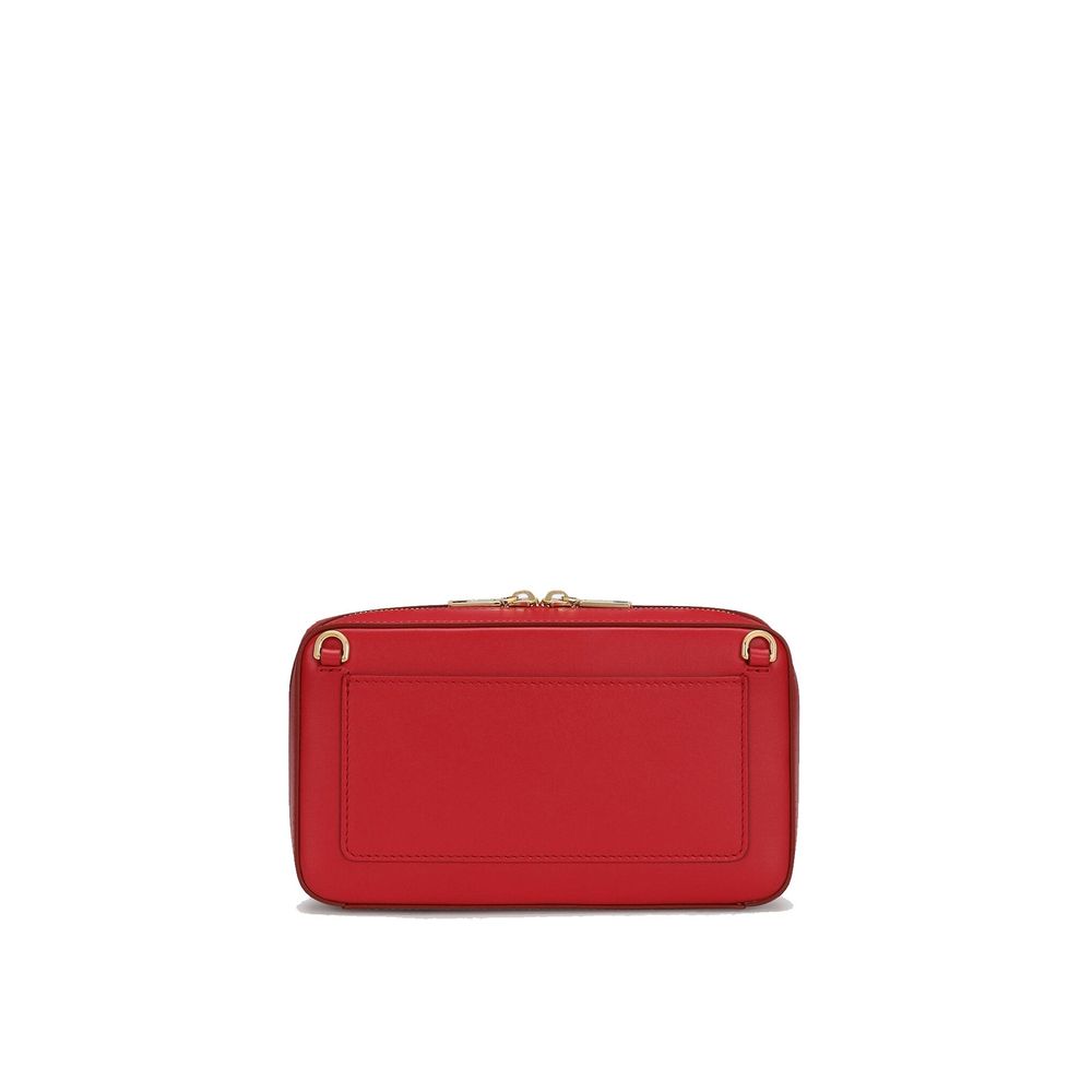 Dolce & Gabbana Red Calfskin Crossbody Bag Glam Steals