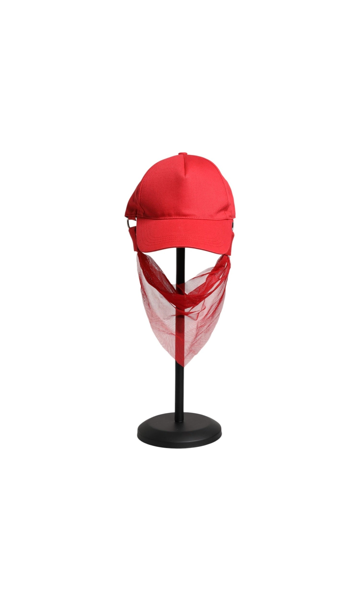 Dolce & Gabbana Red Cotton 6 Panels Women Baseball Cap Glam Steals