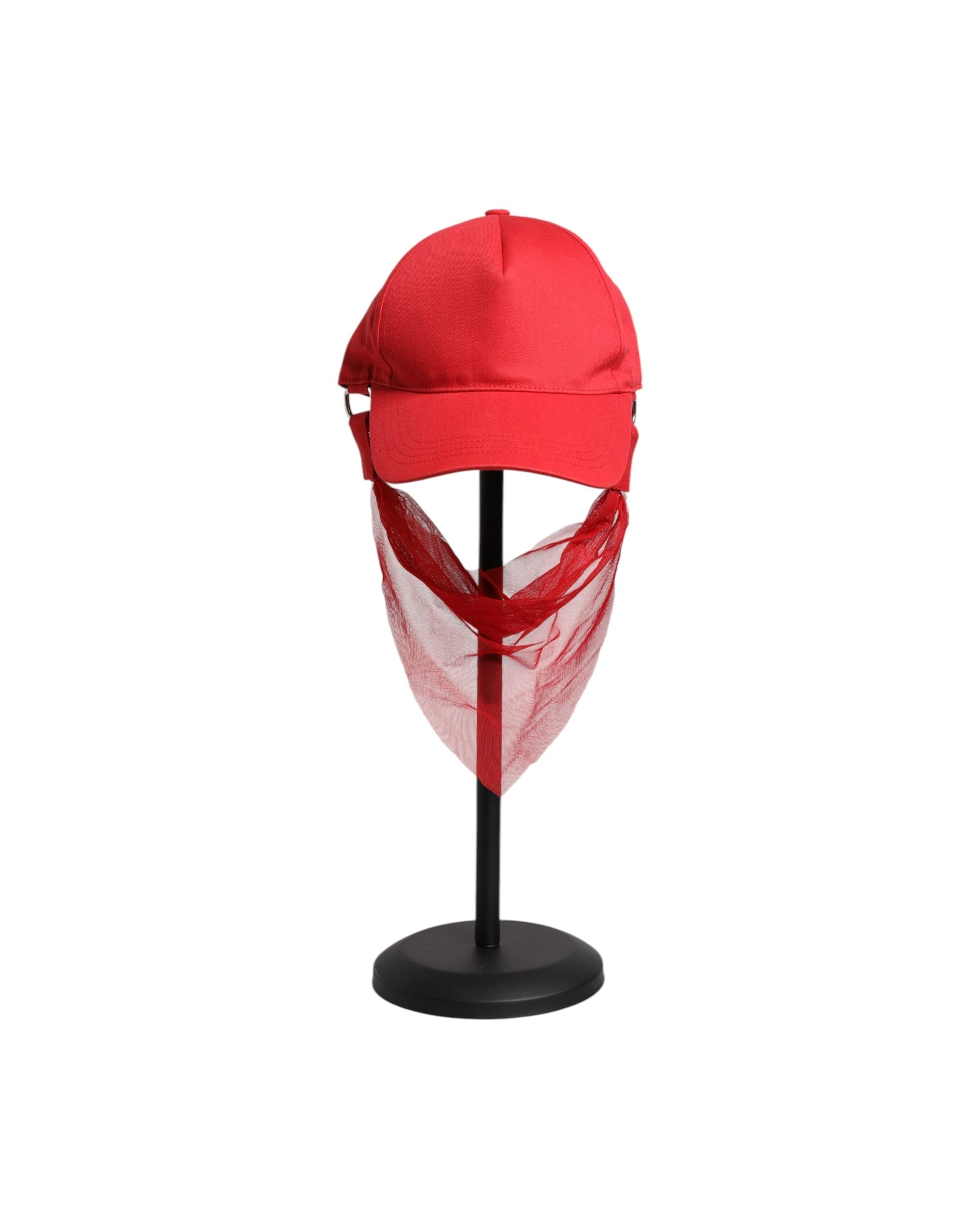 Dolce & Gabbana Red Cotton 6 Panels Women Baseball Cap Glam Steals