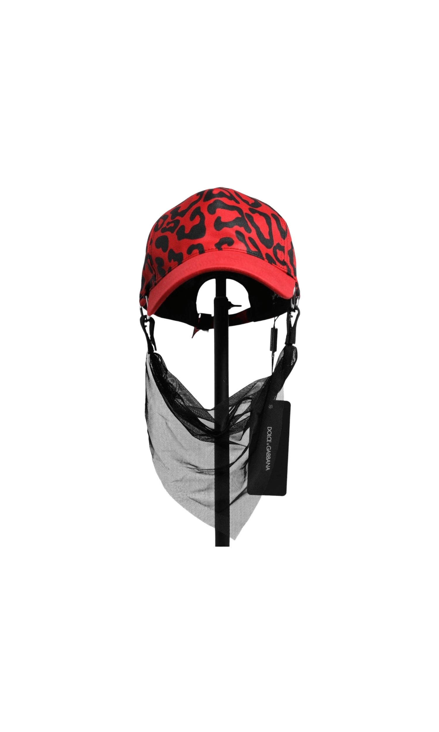 Dolce & Gabbana Red Cotton 6 Panels Women Baseball Cap Glam Steals