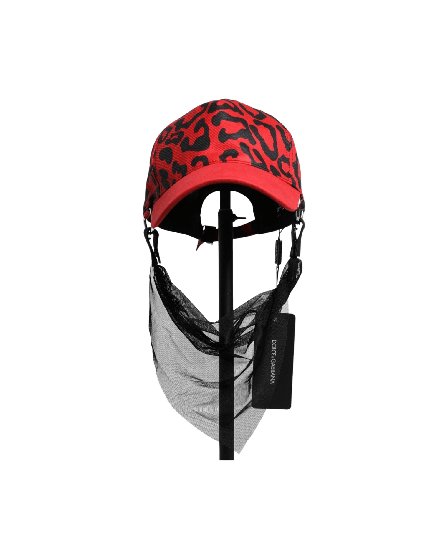 Dolce & Gabbana Red Cotton 6 Panels Women Baseball Cap Glam Steals