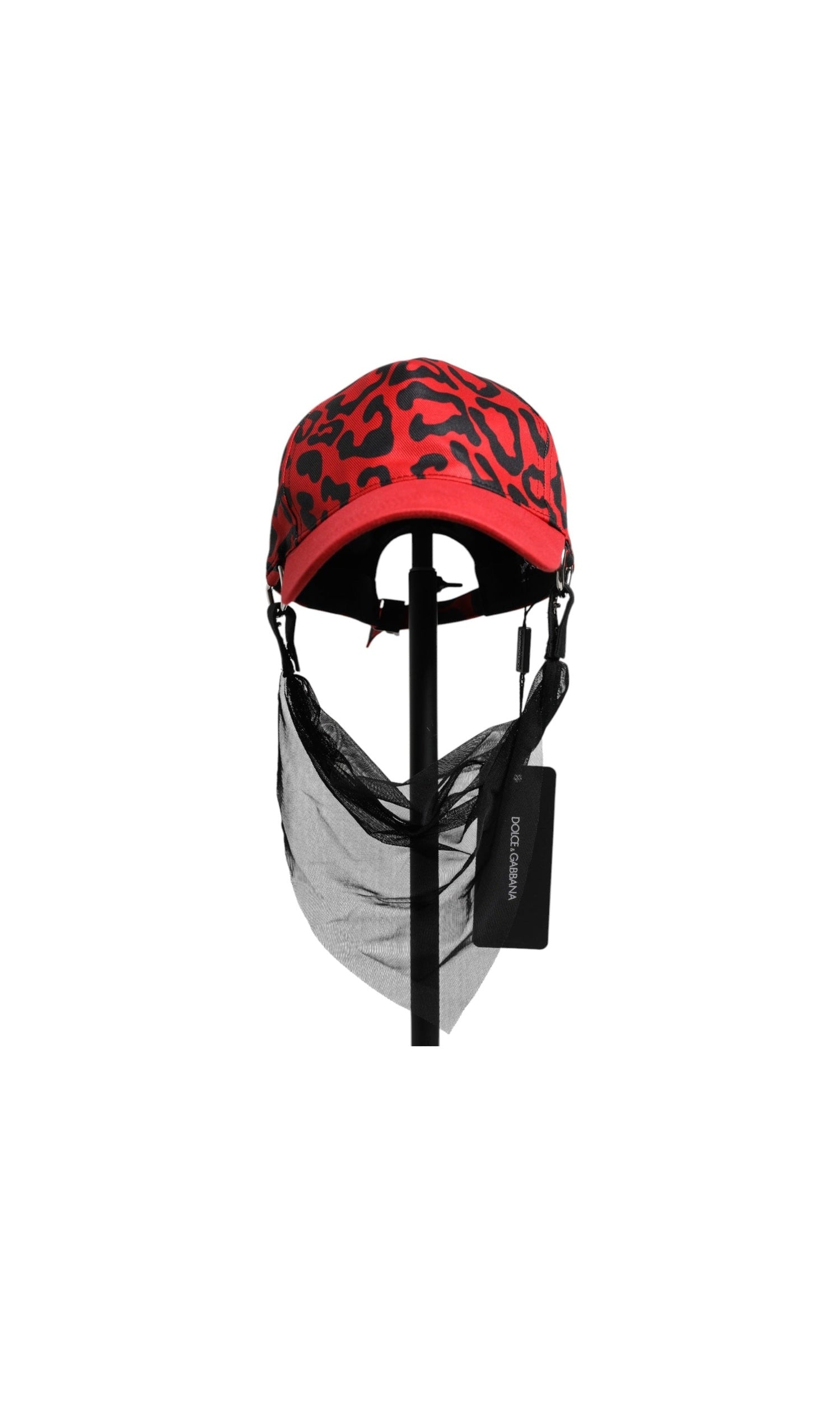 Dolce & Gabbana Red Cotton 6 Panels Women Baseball Cap Glam Steals
