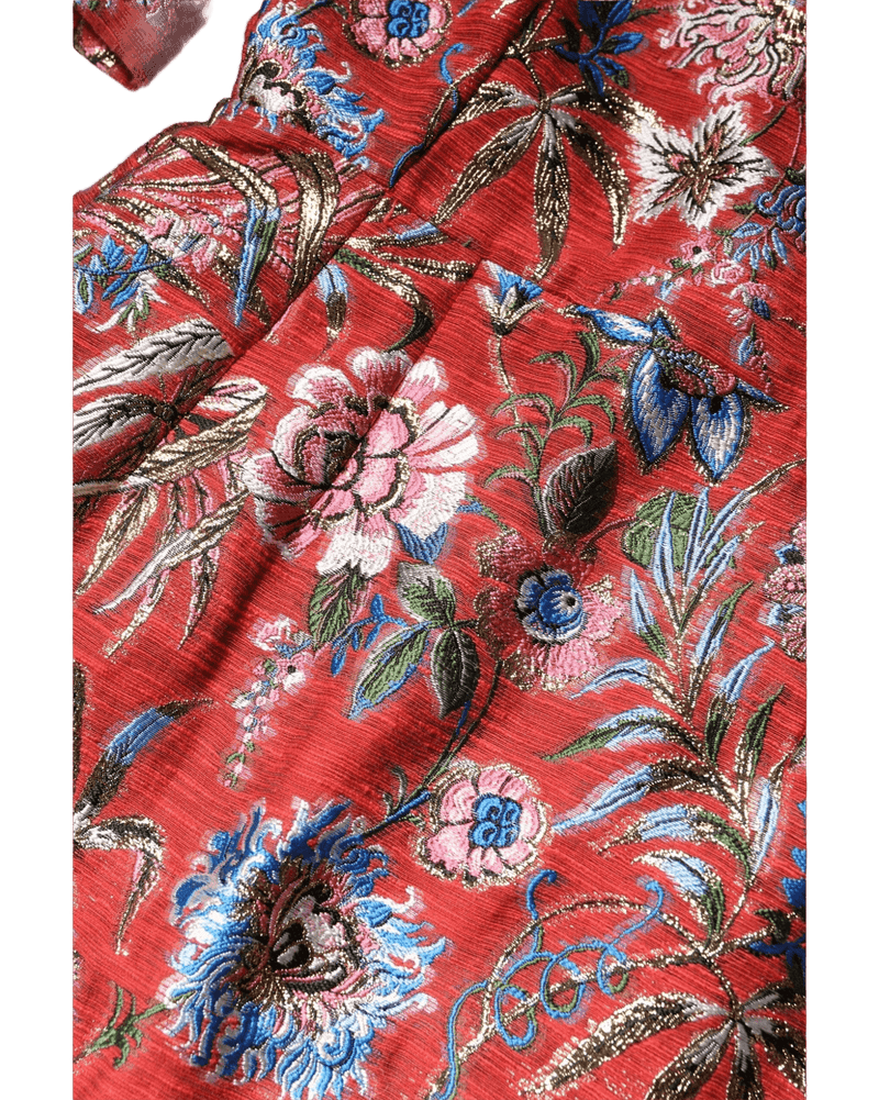 Dolce & Red Gabbana Floral Jacquard A Line Mini Dress Glam Steals