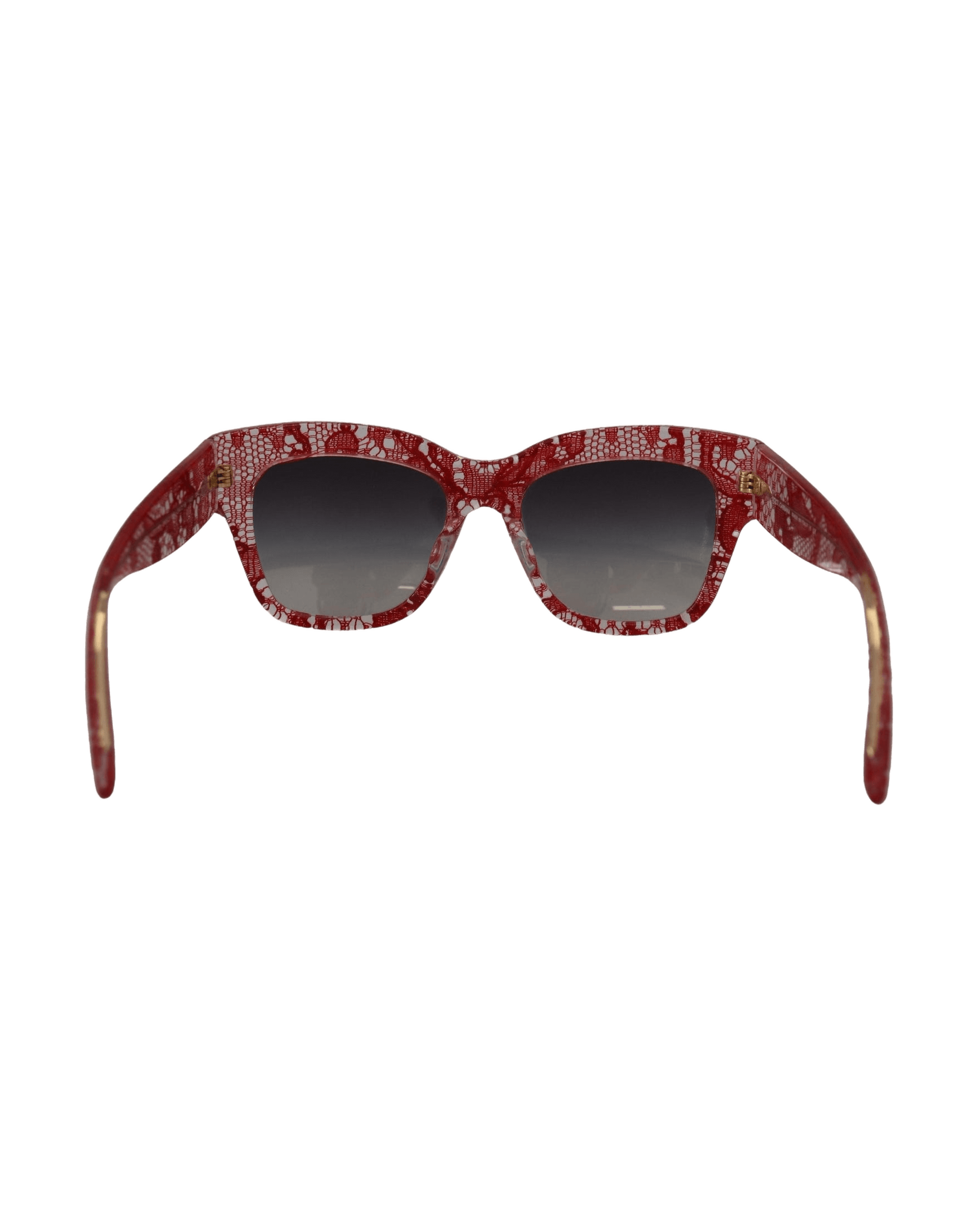 Dolce & Red Gabbana Lace And Acetate Rectangle Shades Dg4231f Sunglasses Glam Steals