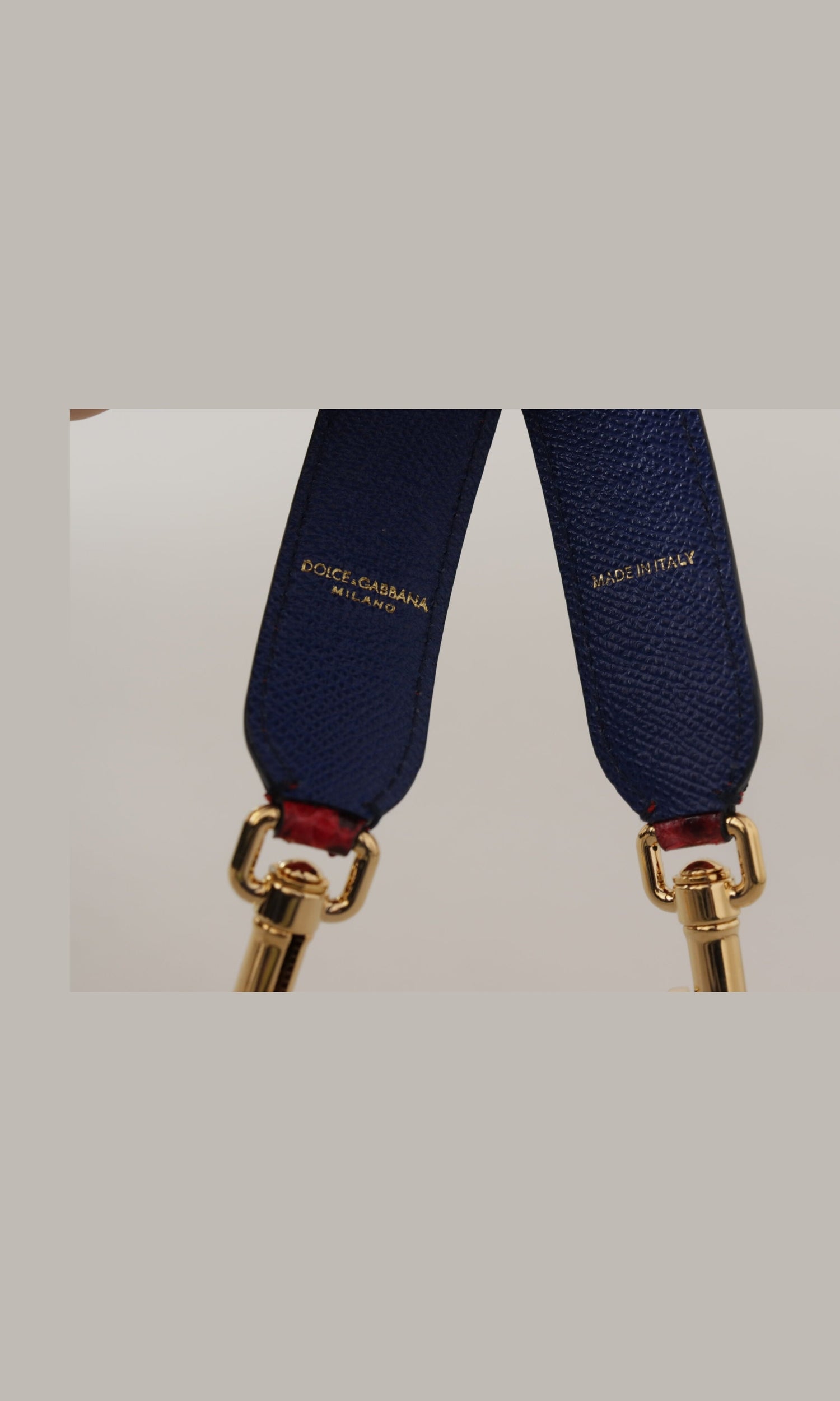 Dolce & Gabbana Red Leather Chic Python Shoulder Strap Glam Steals