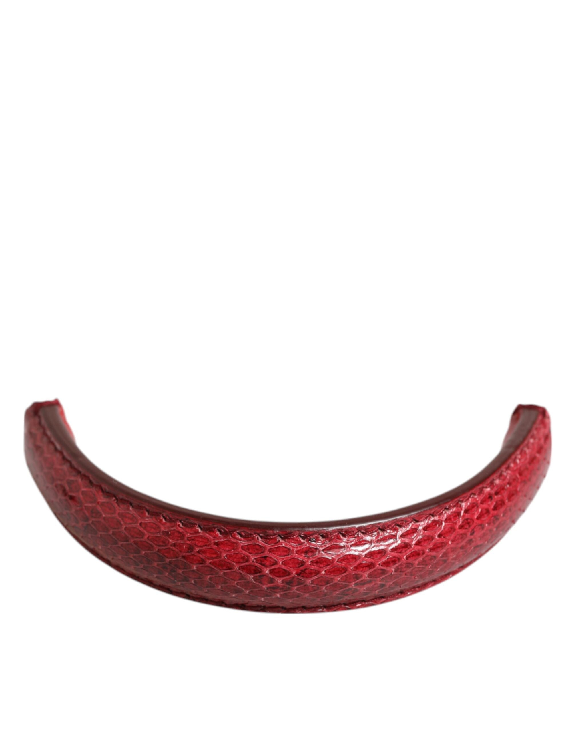 Dolce & Gabbana Red Leather Small Ayers Bag Handle Women Shoulder Strap Glam Steals
