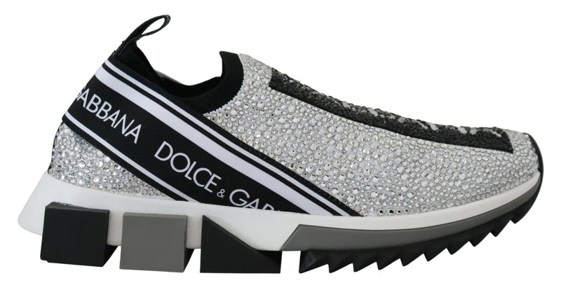 Dolce & Gabbana Rhinestones Sorrento Sneakers Shoes Glam Steals