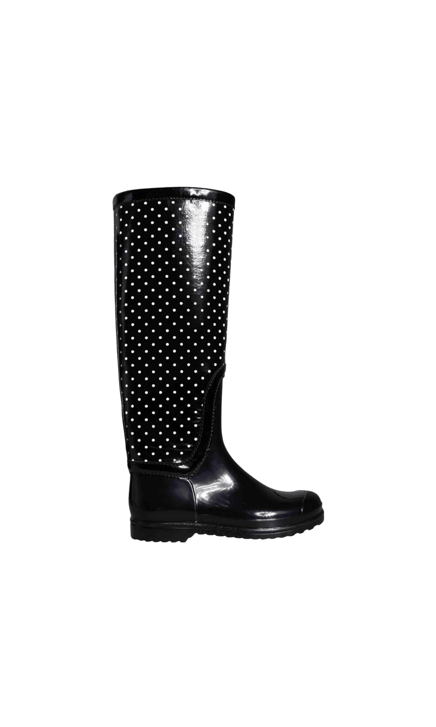 Dolce & Gabbana Rubber Black Boot Glam Steals