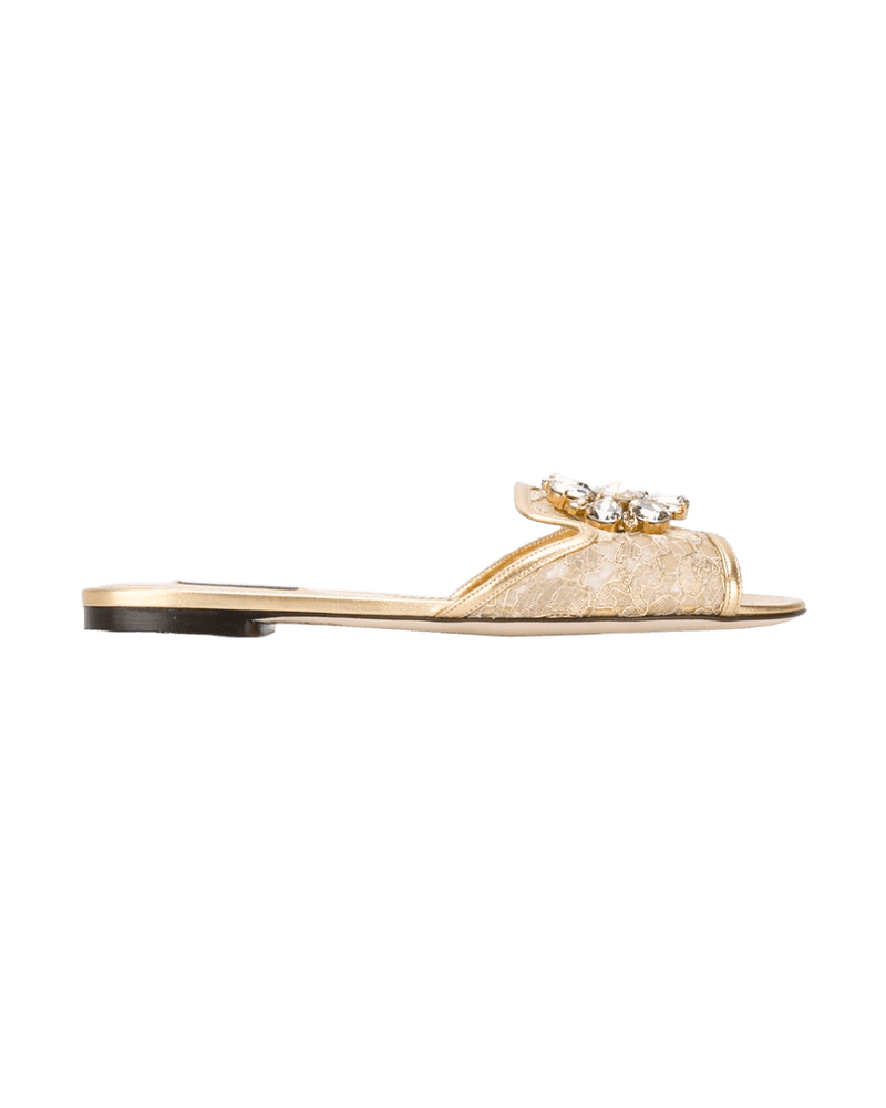 Dolce & Gabbana Sandals Golden Glam Steals