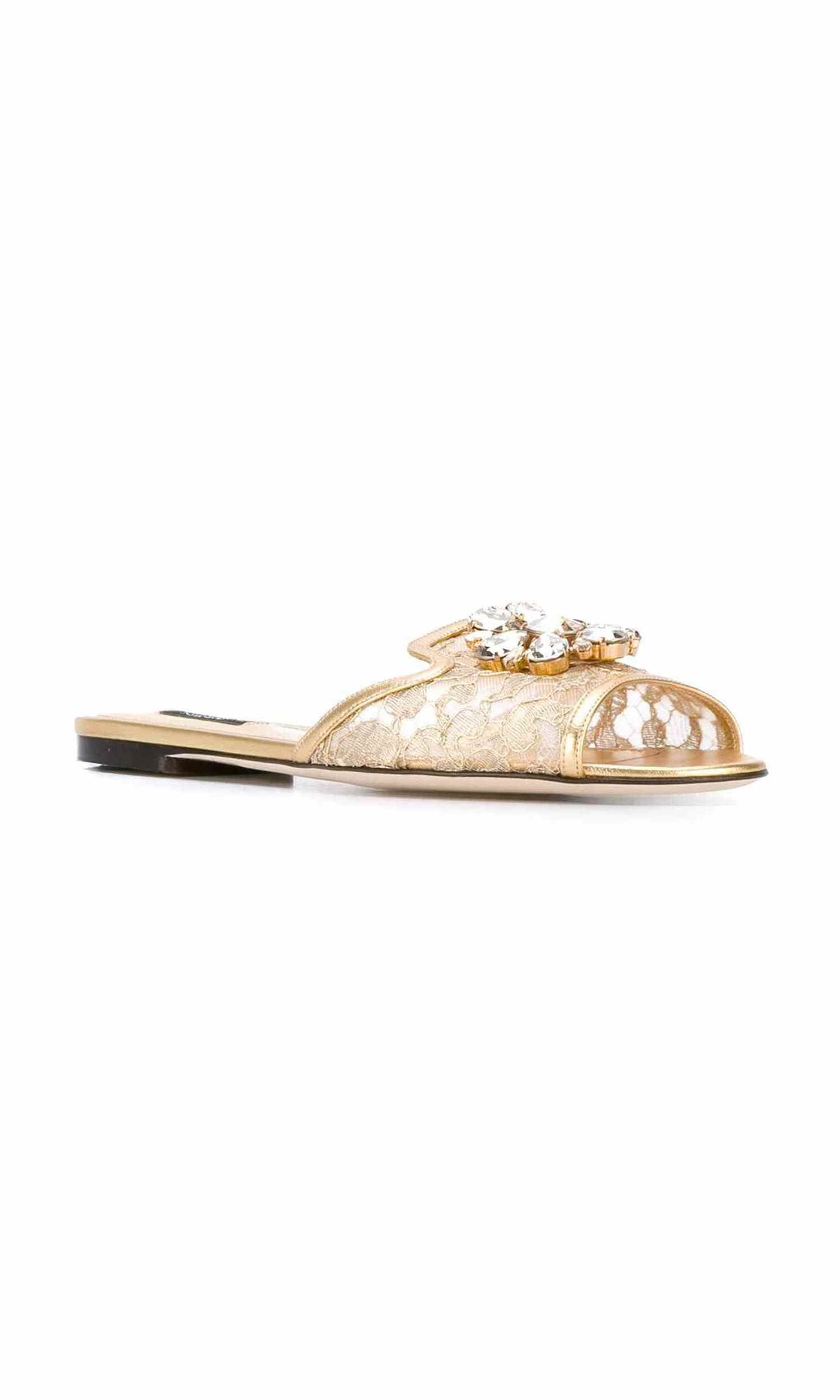 Dolce & Gabbana Sandals Golden Glam Steals