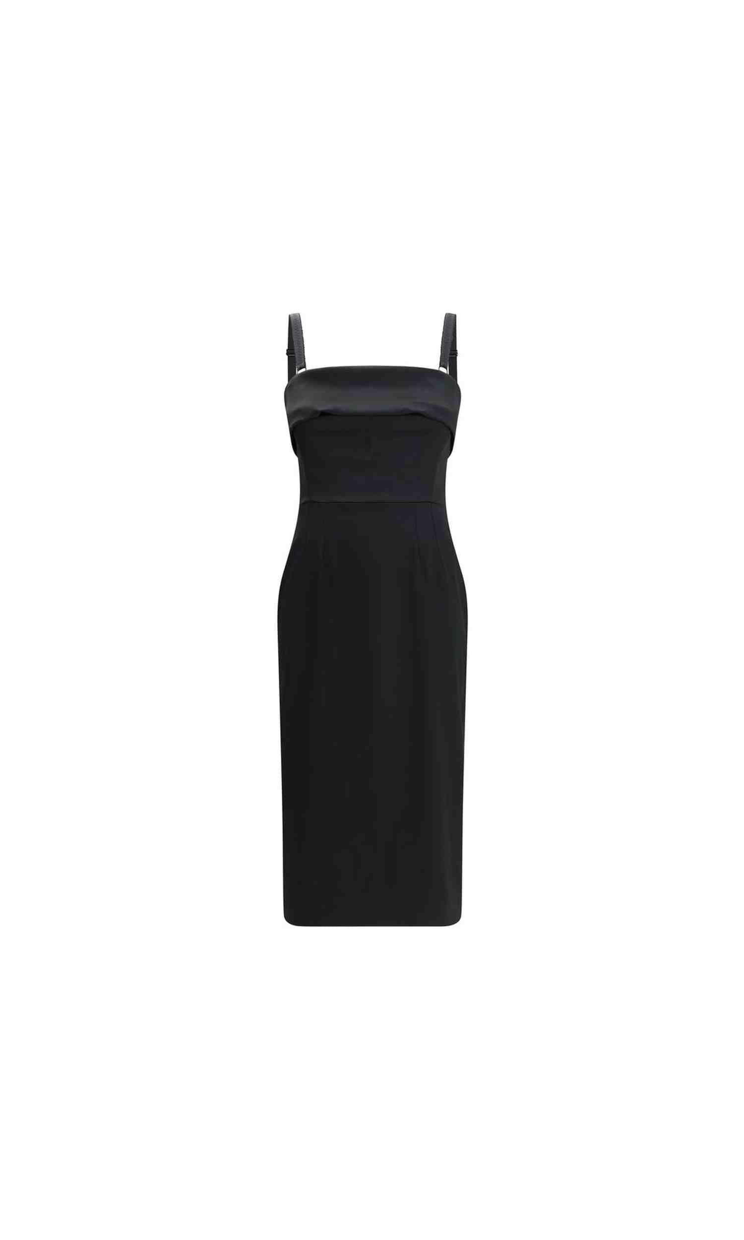 Dolce & Gabbana Satin Midi Dress Glam Steals