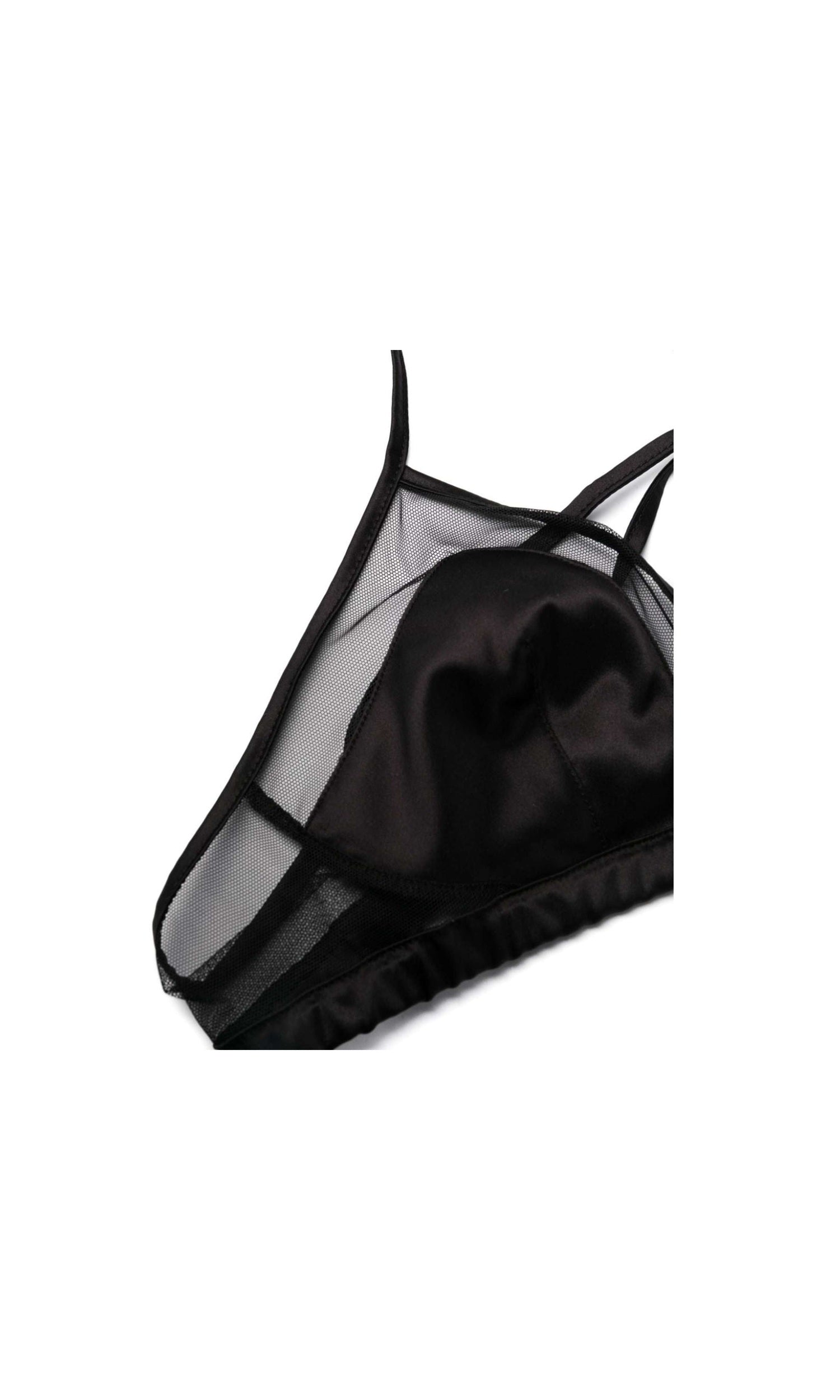 Dolce & Gabbana Satin Panelled Tulle Bra Glam Steals