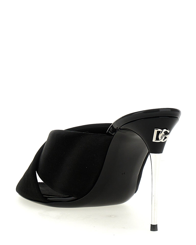 Dolce & Gabbana Satin Sandals Glam Steals