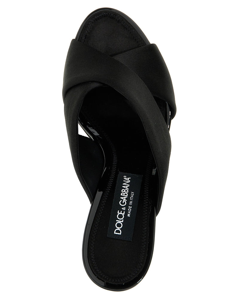 Dolce & Gabbana Satin Sandals Glam Steals