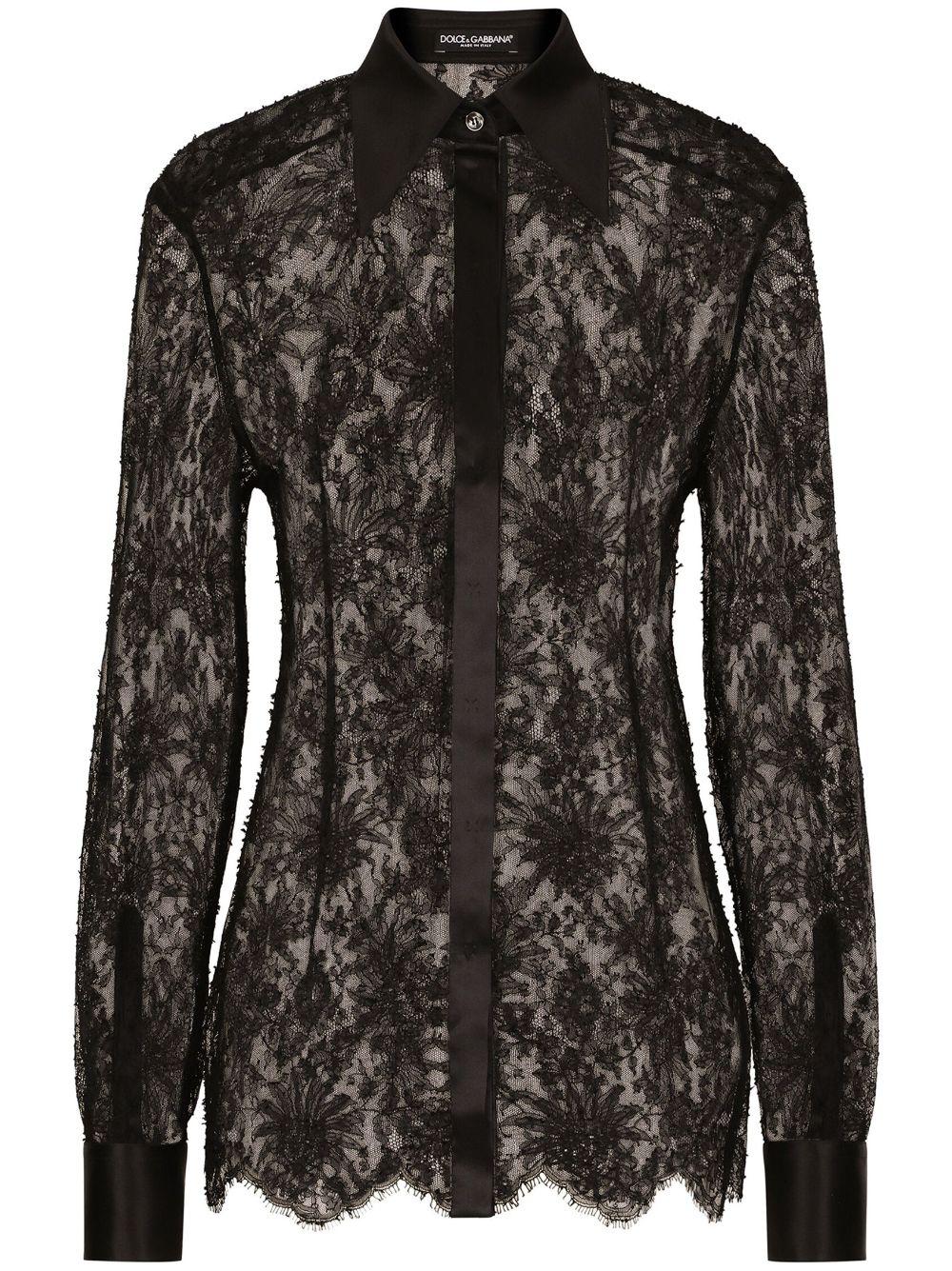 Dolce & Gabbana Semi Transparent Shirt Glam Steals